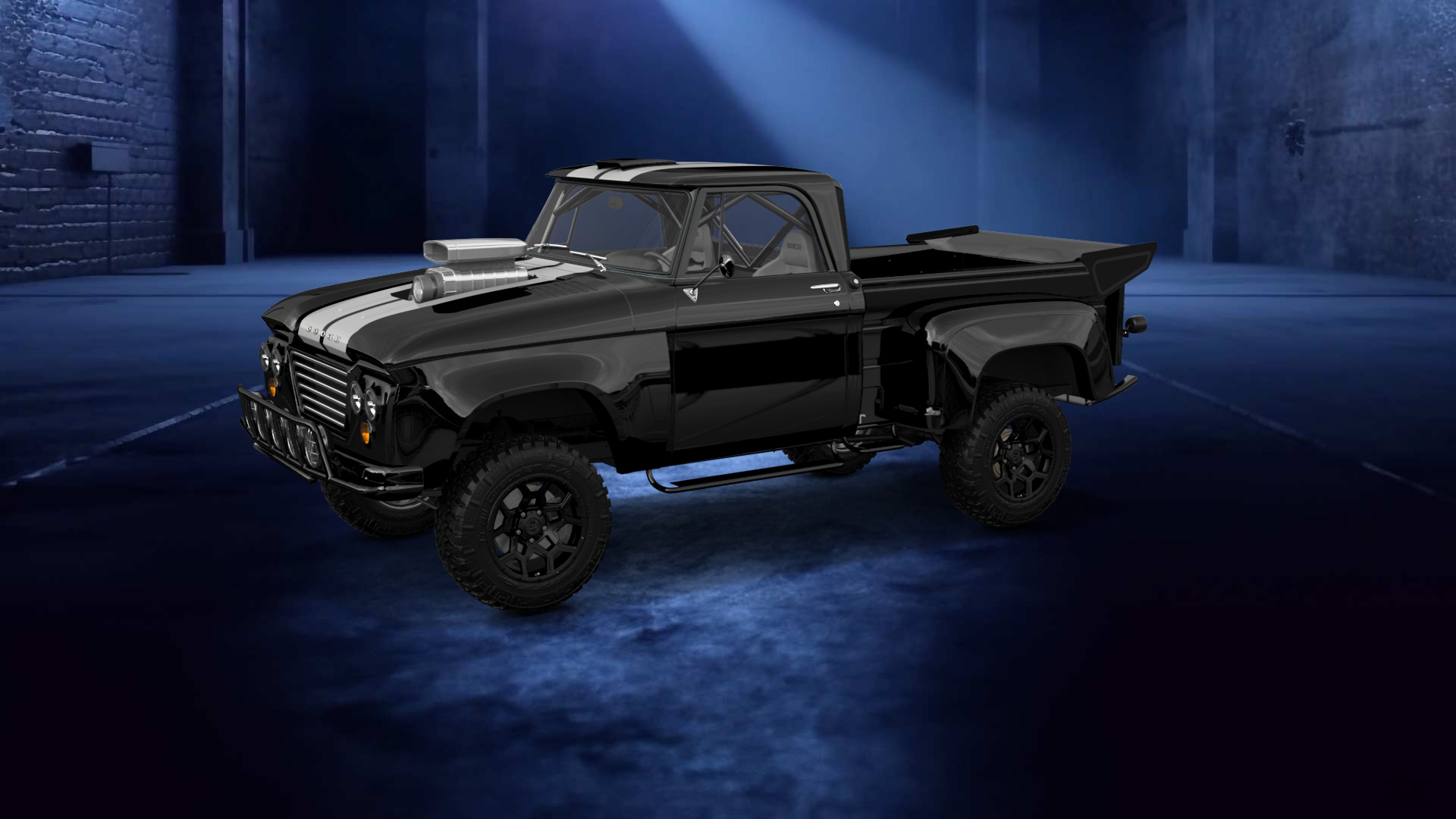 Dodge D-100 Stepside 2 Door pickup truck 1961