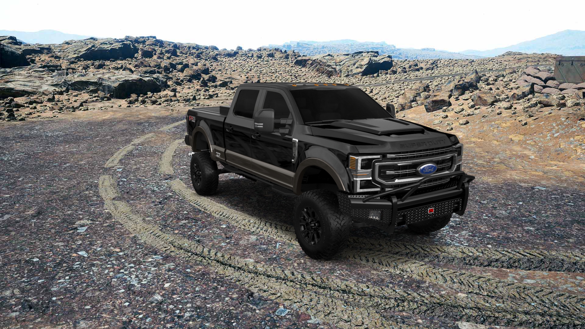 Ford F-250 4 Door pickup truck 2021 tuning