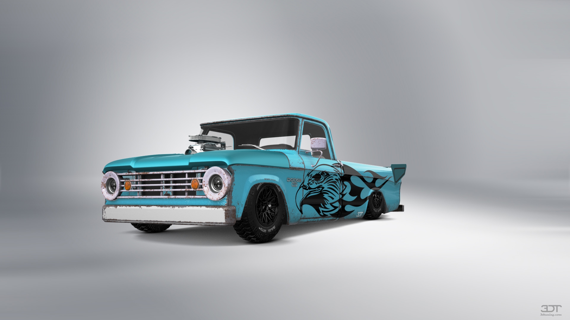 Dodge Power Wagon W200 2 Door pickup truck 1966 tuning