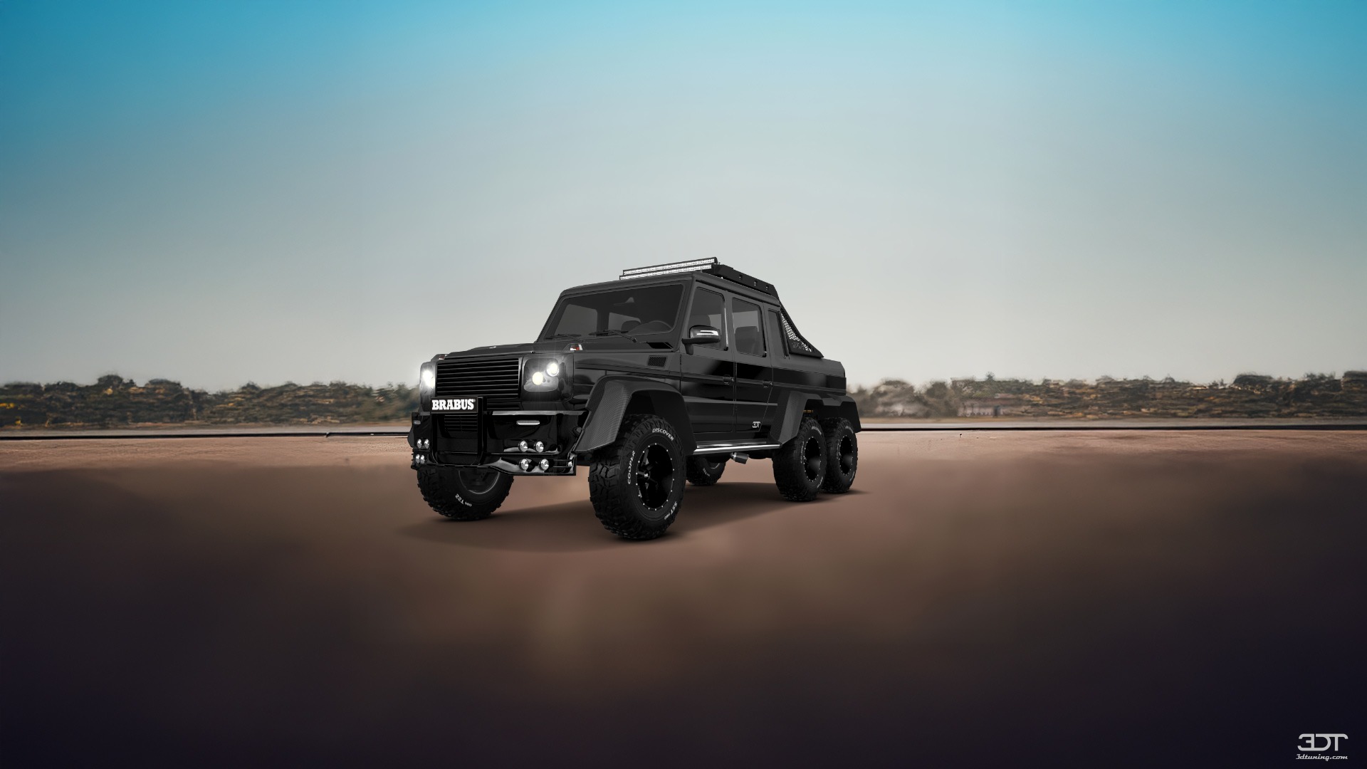 Tuning Mercedes G 63 AMG 6x6 4 Door pickup truck 2013