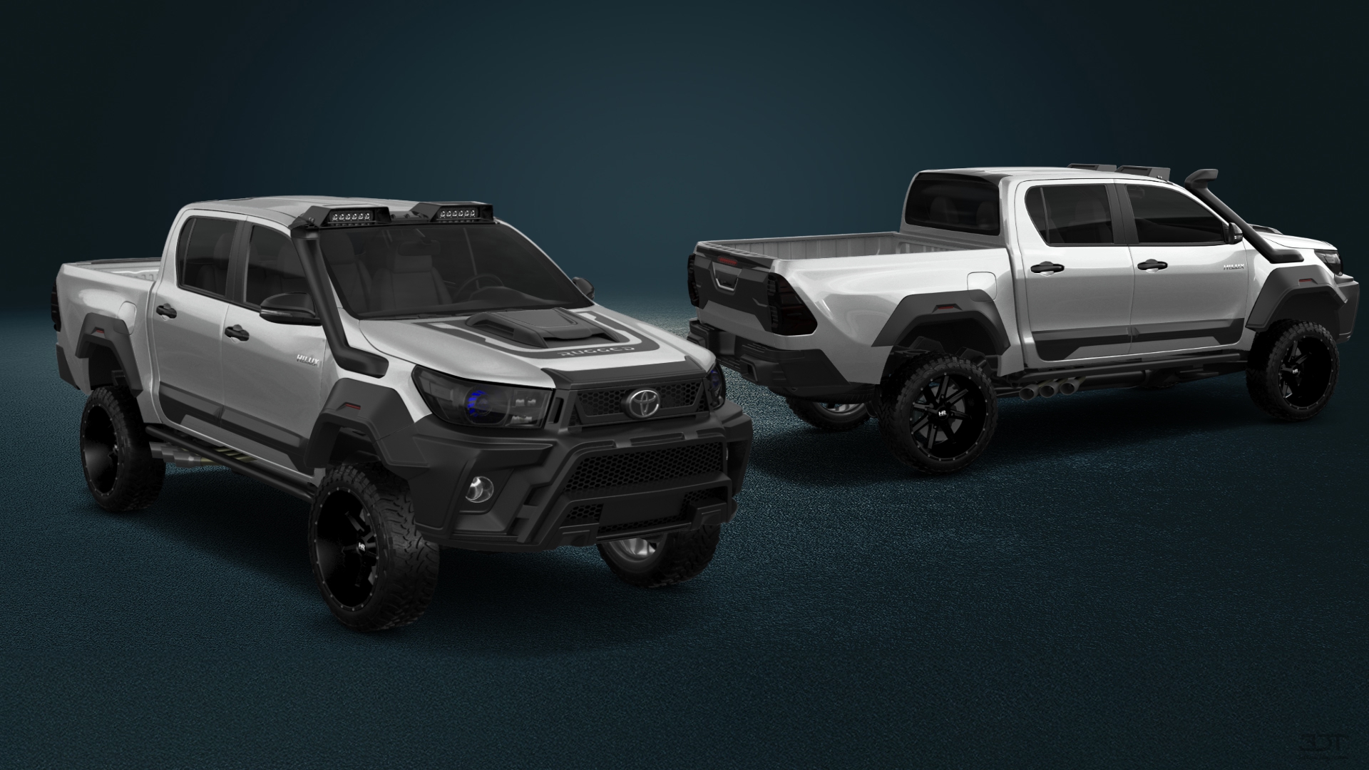 Toyota Hilux Double Cab 4 Door pickup truck 2015 tuning