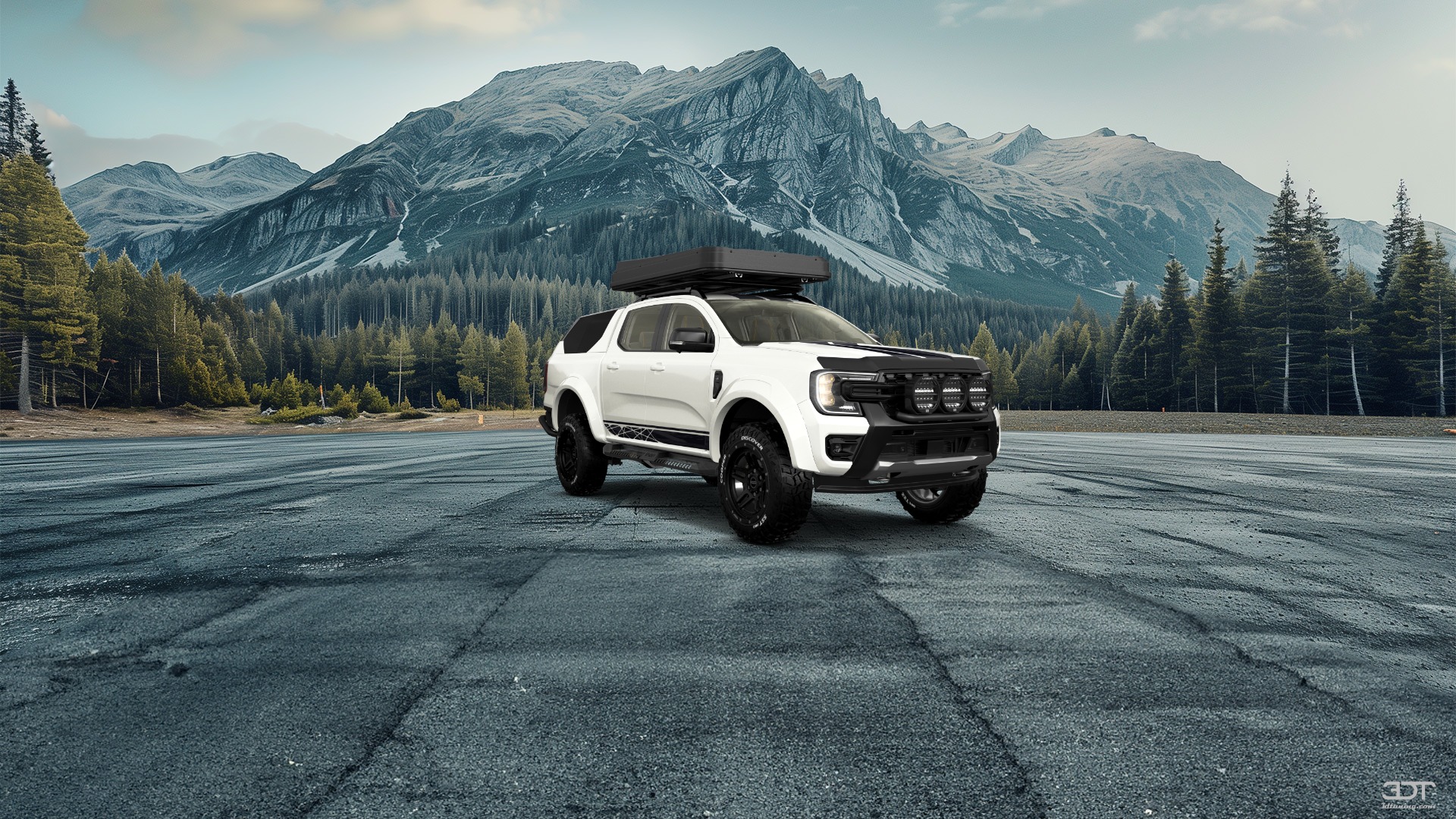 Ford Ranger 4 Door pickup truck 2022 tuning