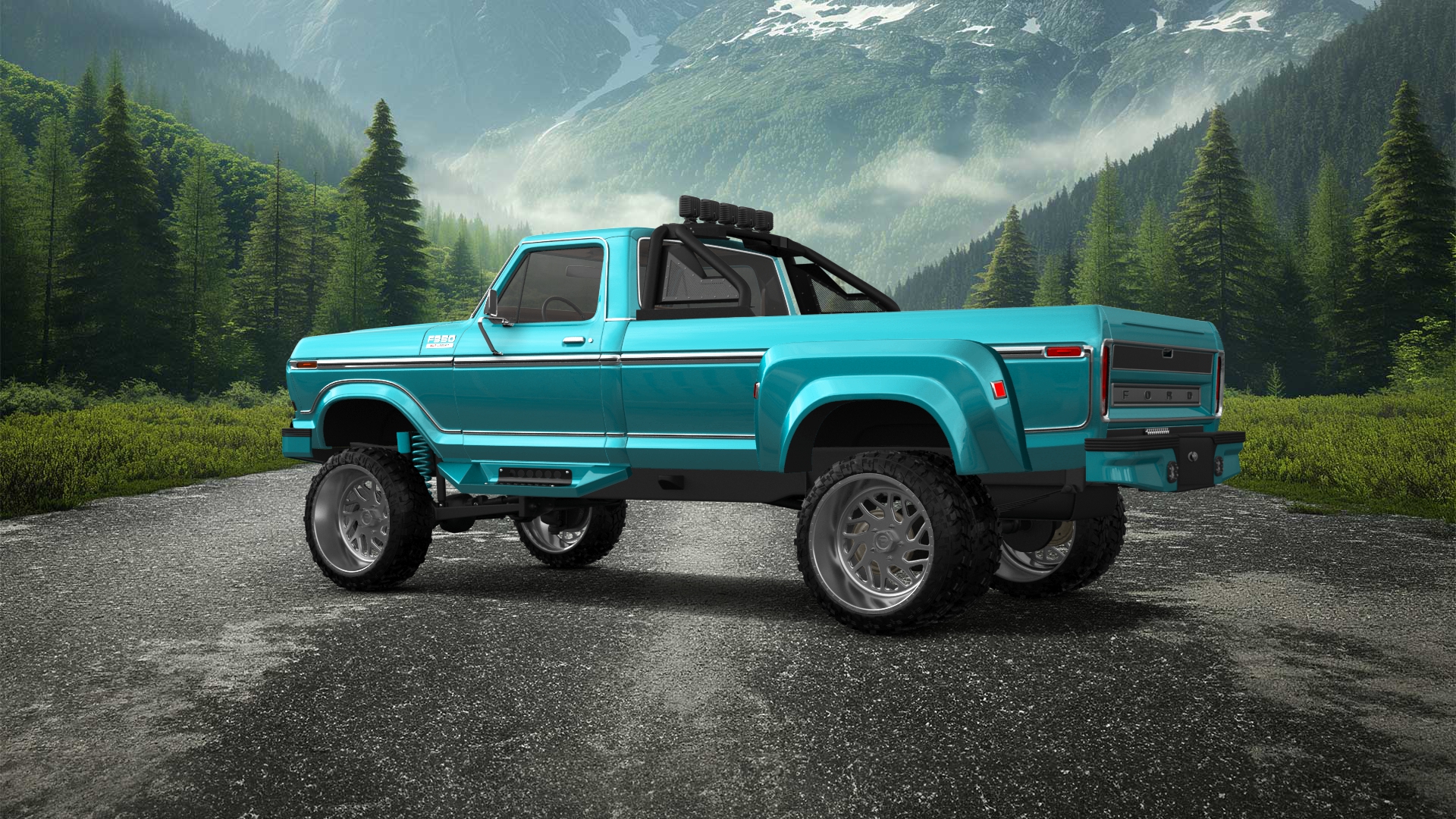Ford F-350 Dually Regular Cab 2 Door pickup truck 1978 tuning