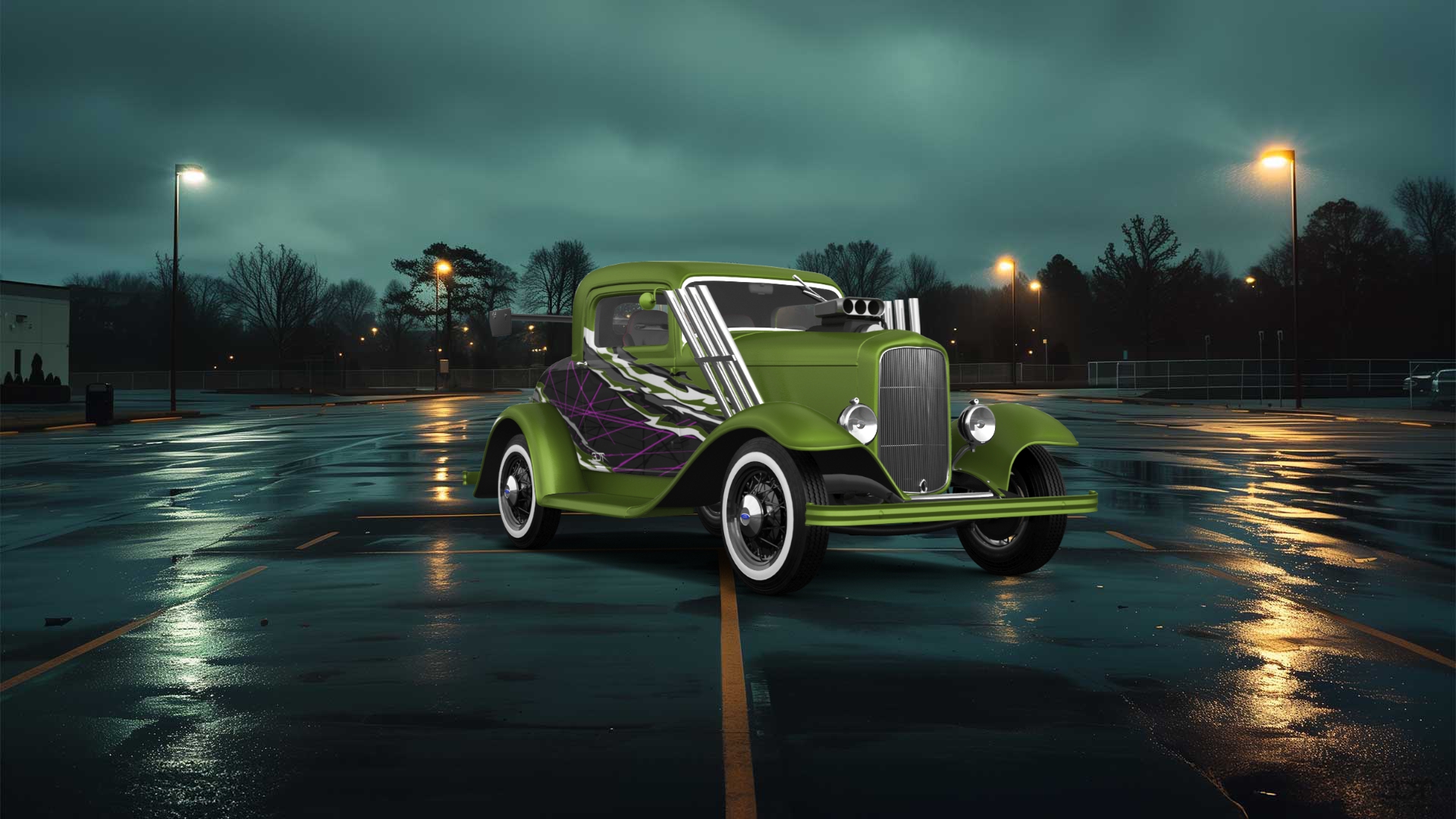 Ford Model B Deluxe 2 Door Coupe 1932 tuning