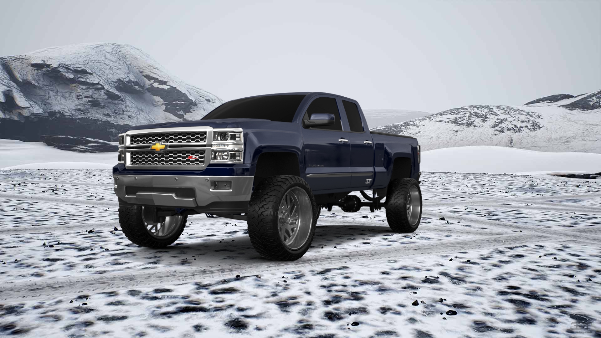Chevrolet Silverado 1500 6.5 ft box 4 Door pickup truck 2014