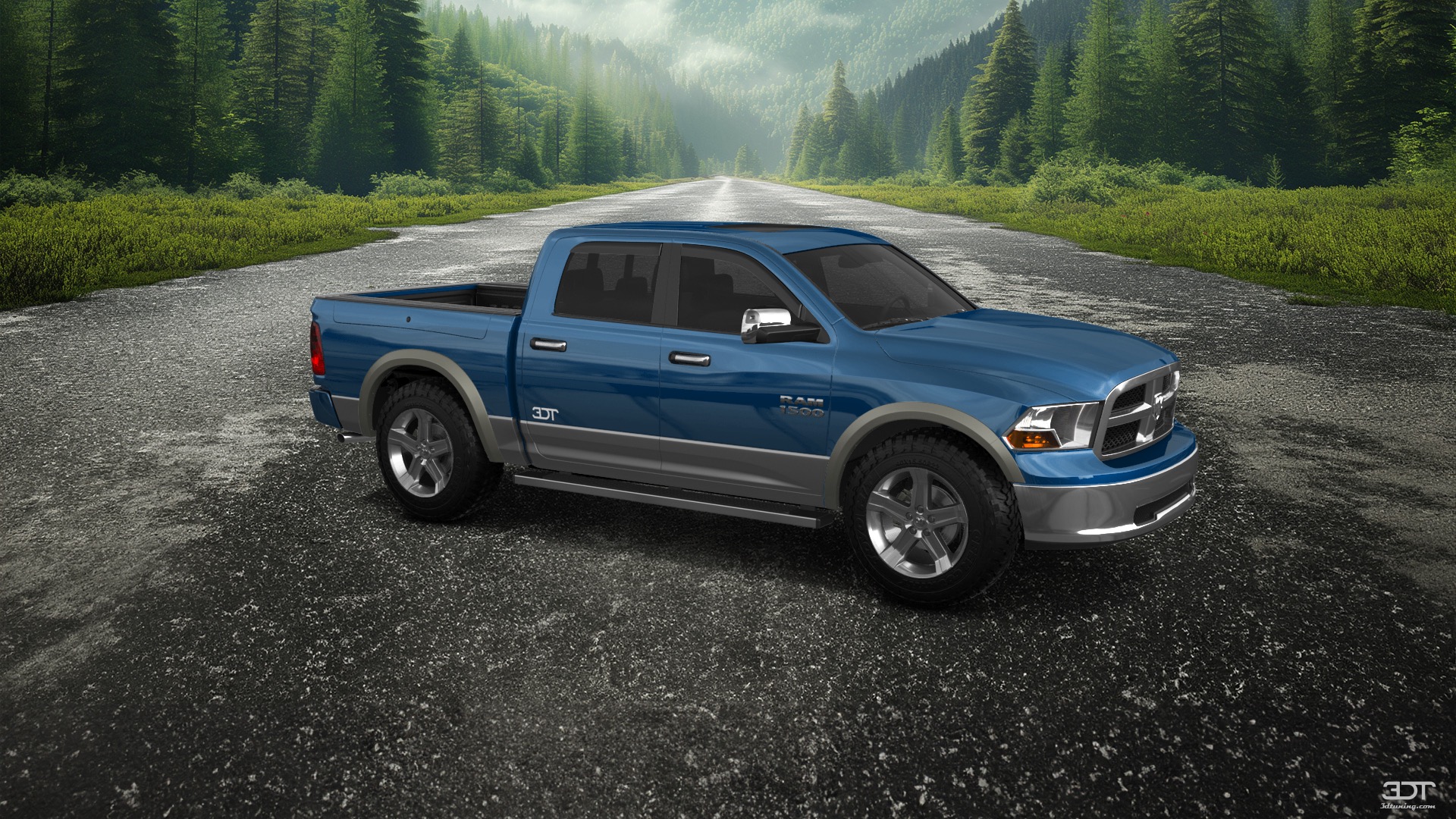 Dodge Ram 1500 5.7' box 4 Door pickup truck 2010