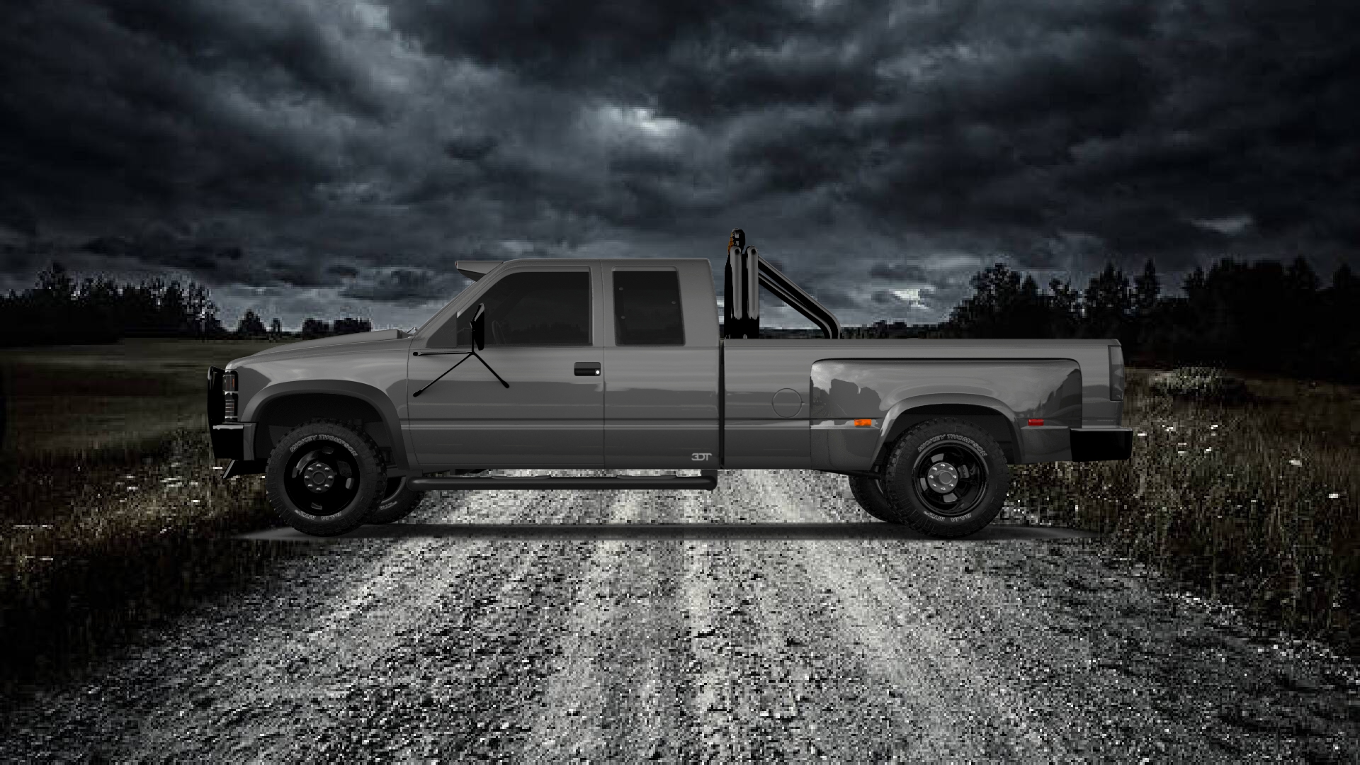 Chevrolet K3500 Extended Cab Pickup Truck 1988