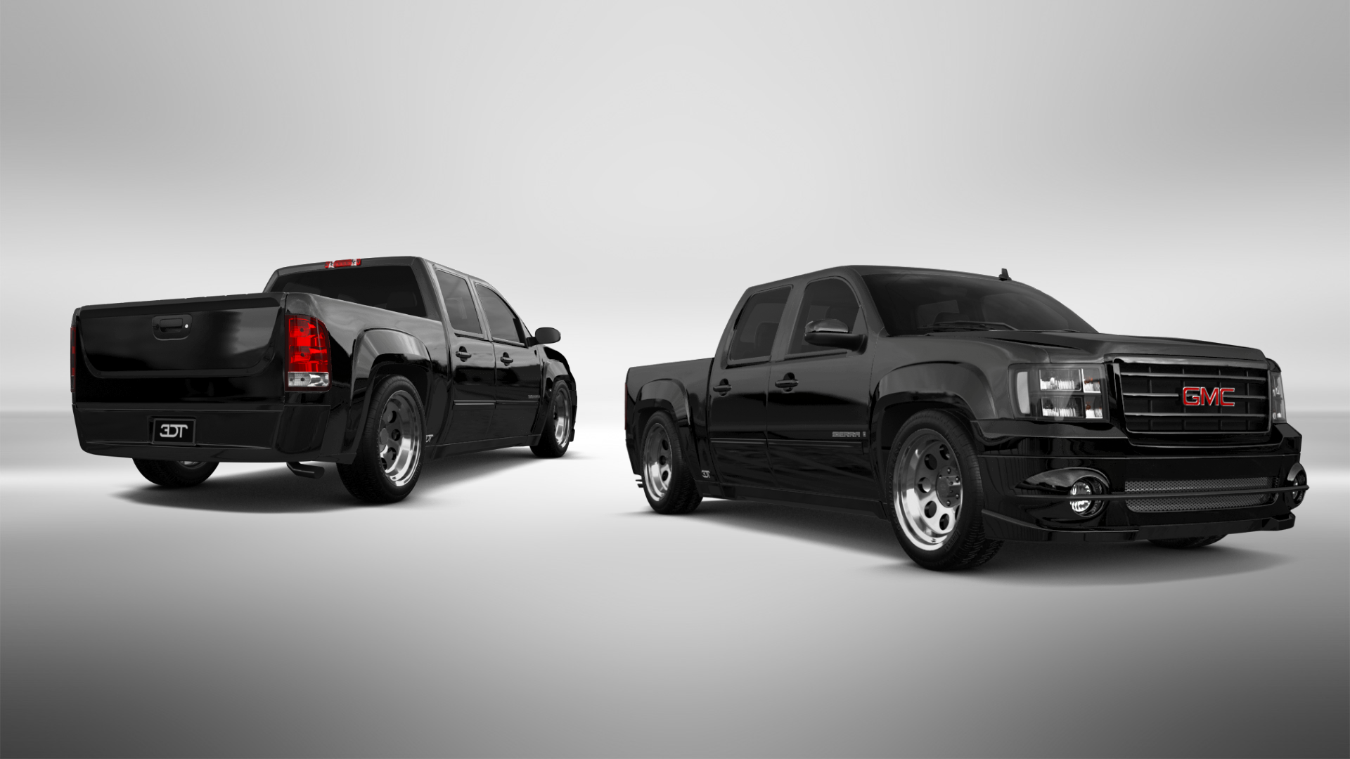 GMC Sierra 1500 Crew Cab 5.8 ft box 4 Door pickup truck 2007 tuning