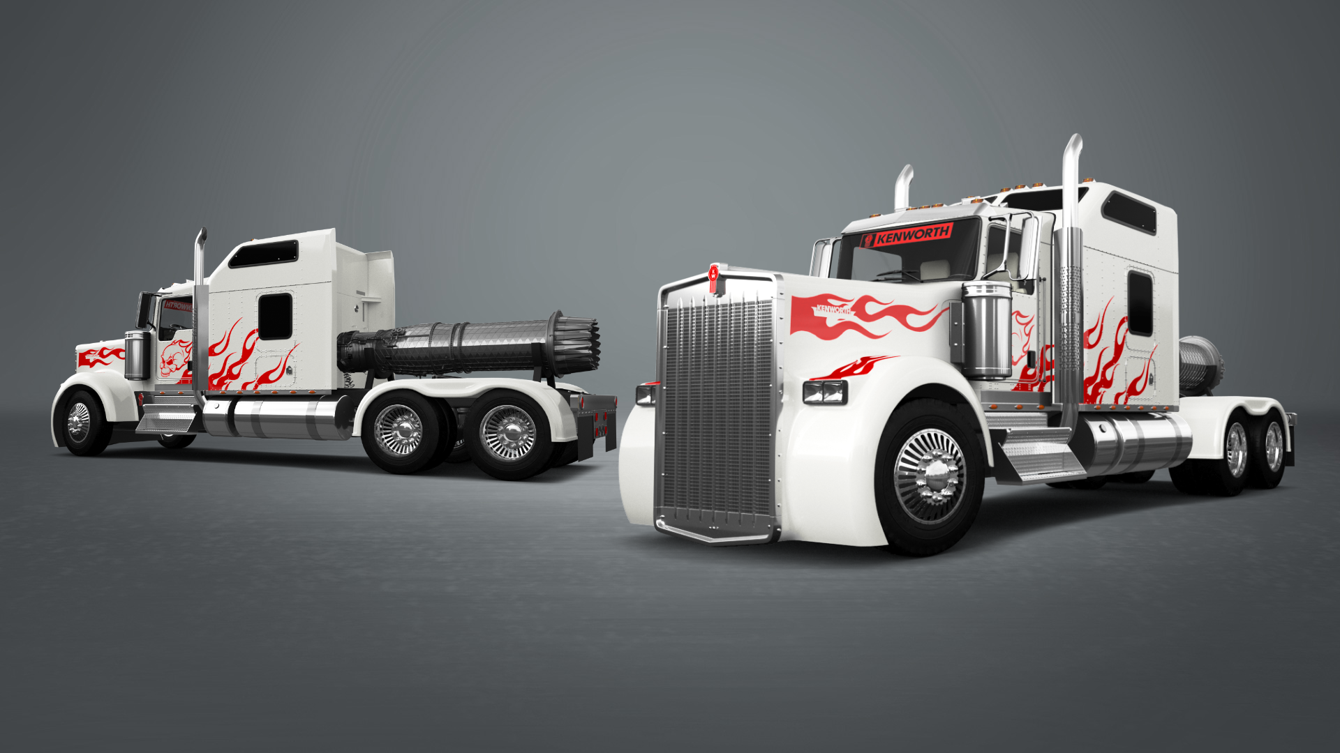 Kenworth W900 Sleeper Cab Truck 2015