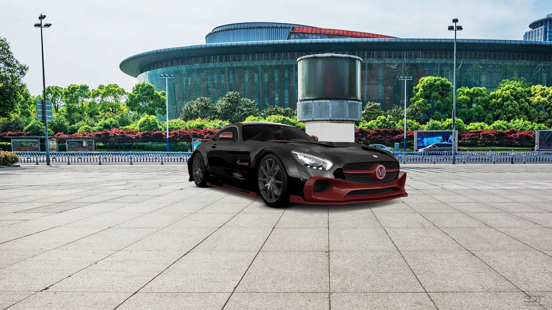 Mercedes AMG GT 2 door fastback coupe 2015 tuning
