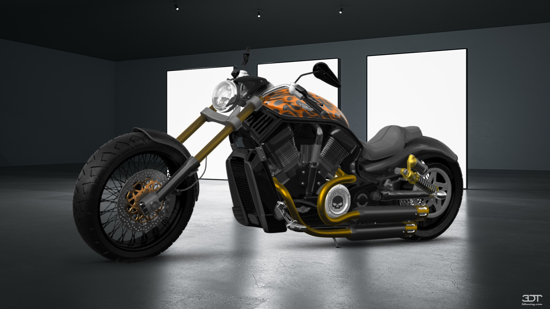 Harley-Davidson Custom Chopper Cruiser 2011