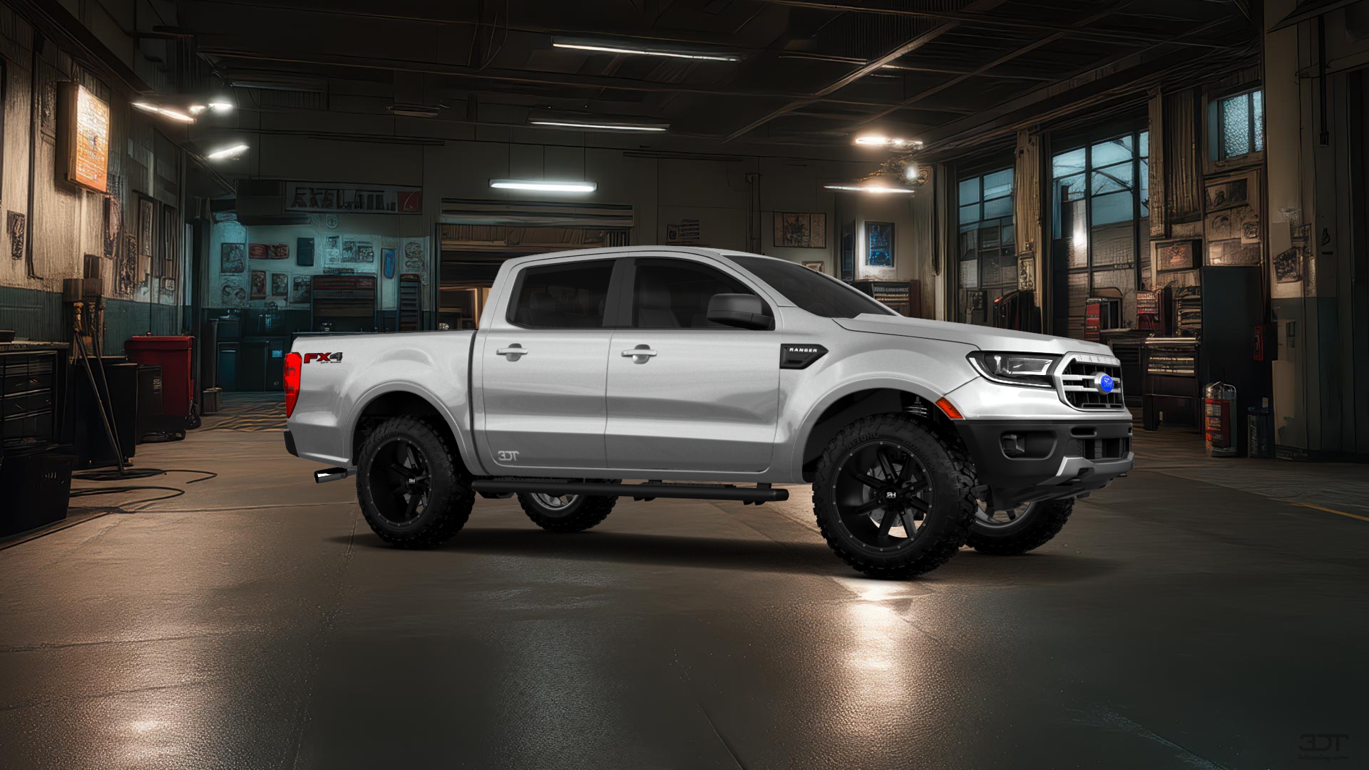 Ford Ranger 4 Door pickup truck 2019 tuning