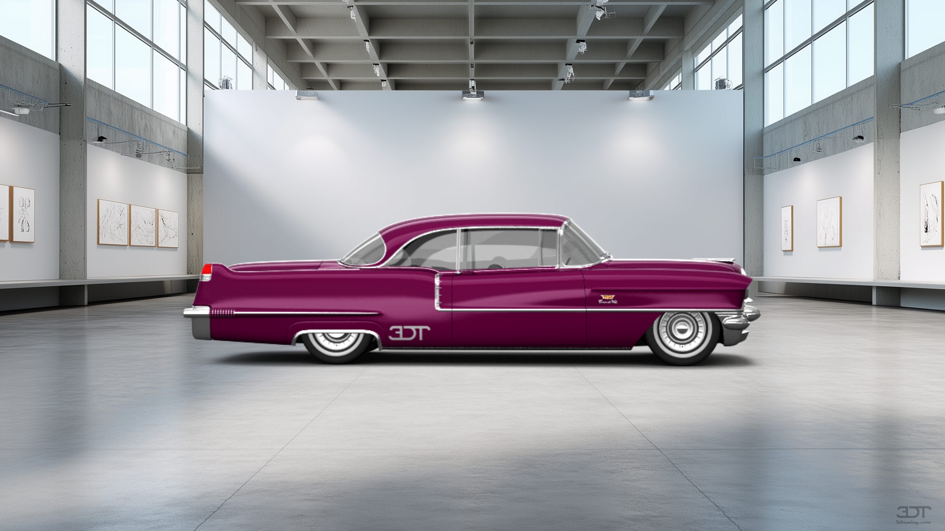 Cadillac De Ville Coupe 1956 tuning