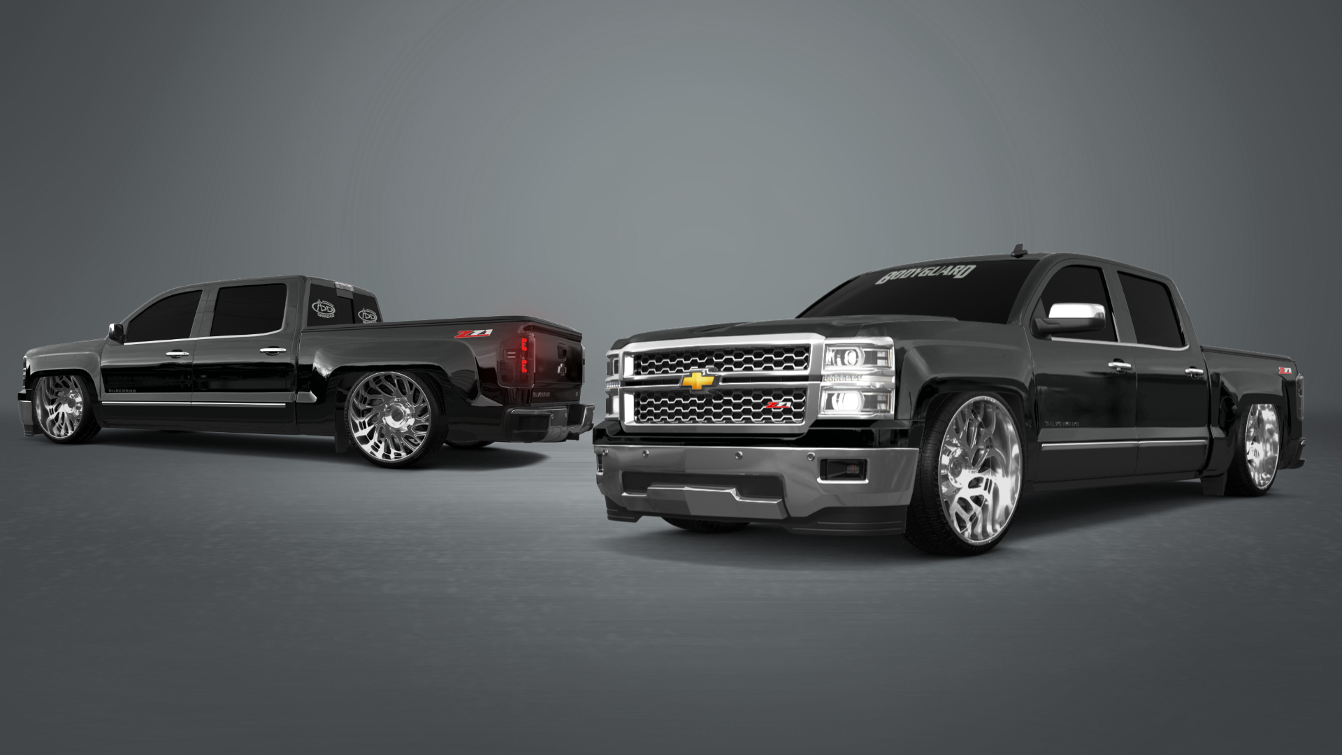 Chevrolet Silverado 1500 4 Door pickup truck 2014 tuning