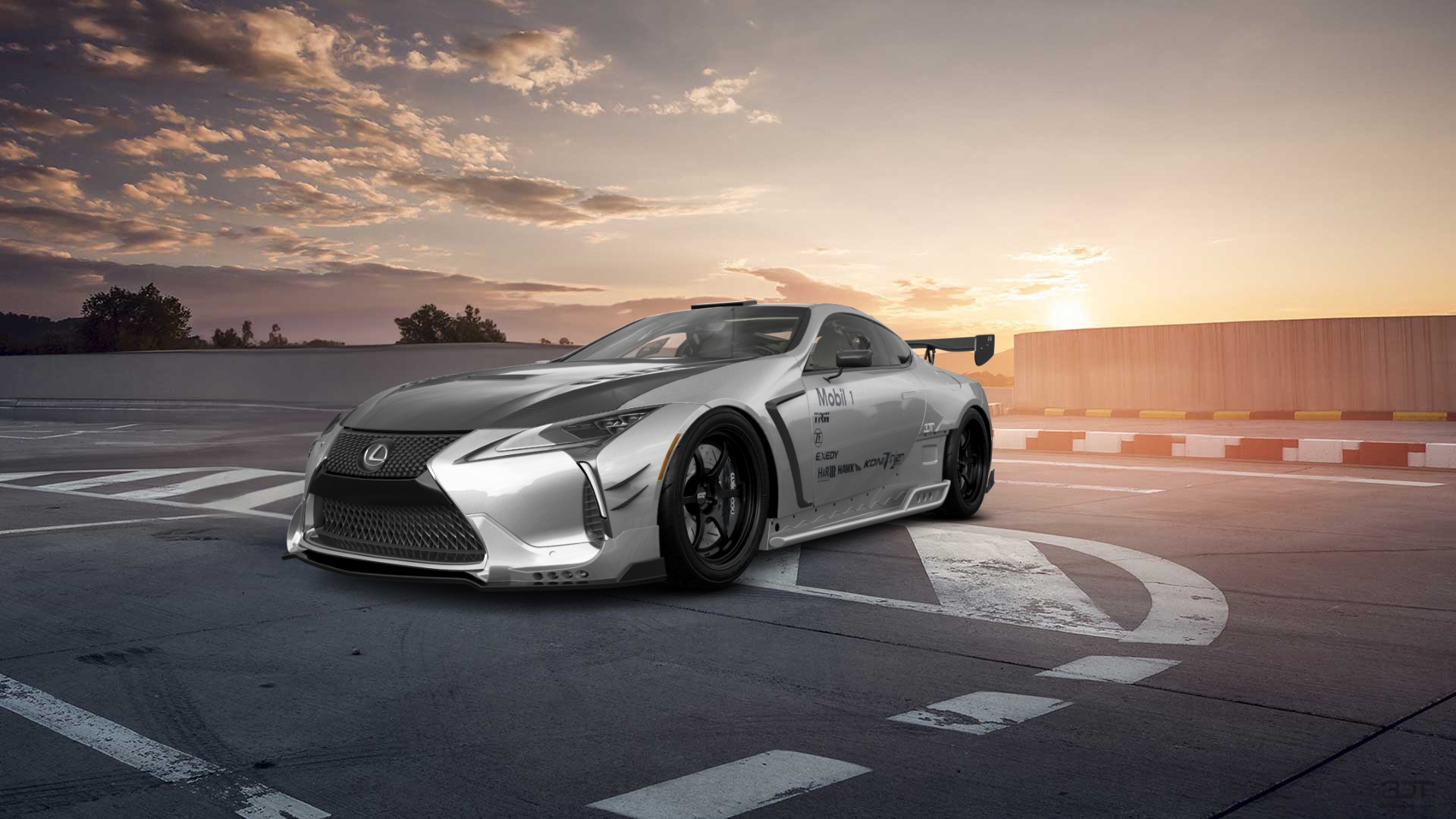 Lexus LC500 2 door fastback coupe 2017 tuning