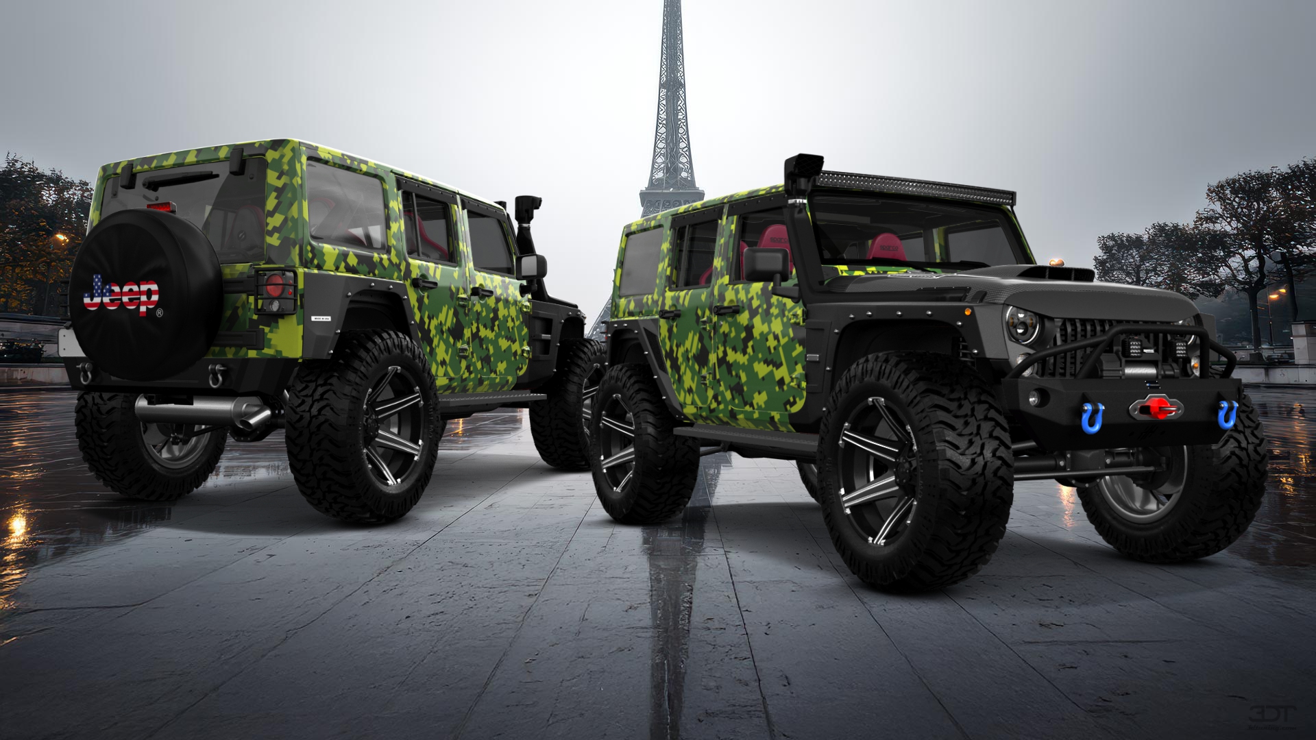 Jeep Wrangler Unlimited JK Rubicon Recon 4 Door SUV 2017 tuning