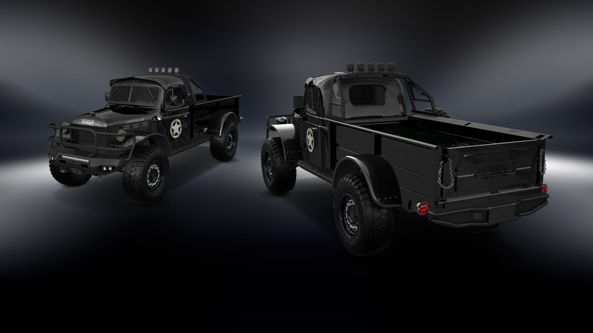 Dodge Power Wagon 2 Door pickup truck 1947