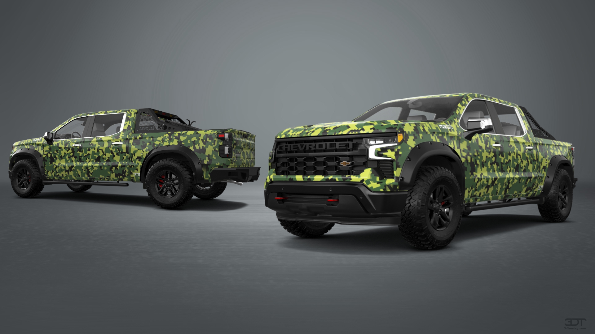 Chevrolet Silverado 1500 Crew Cab 5.8 ft box 4 Door pickup truck 2023 tuning