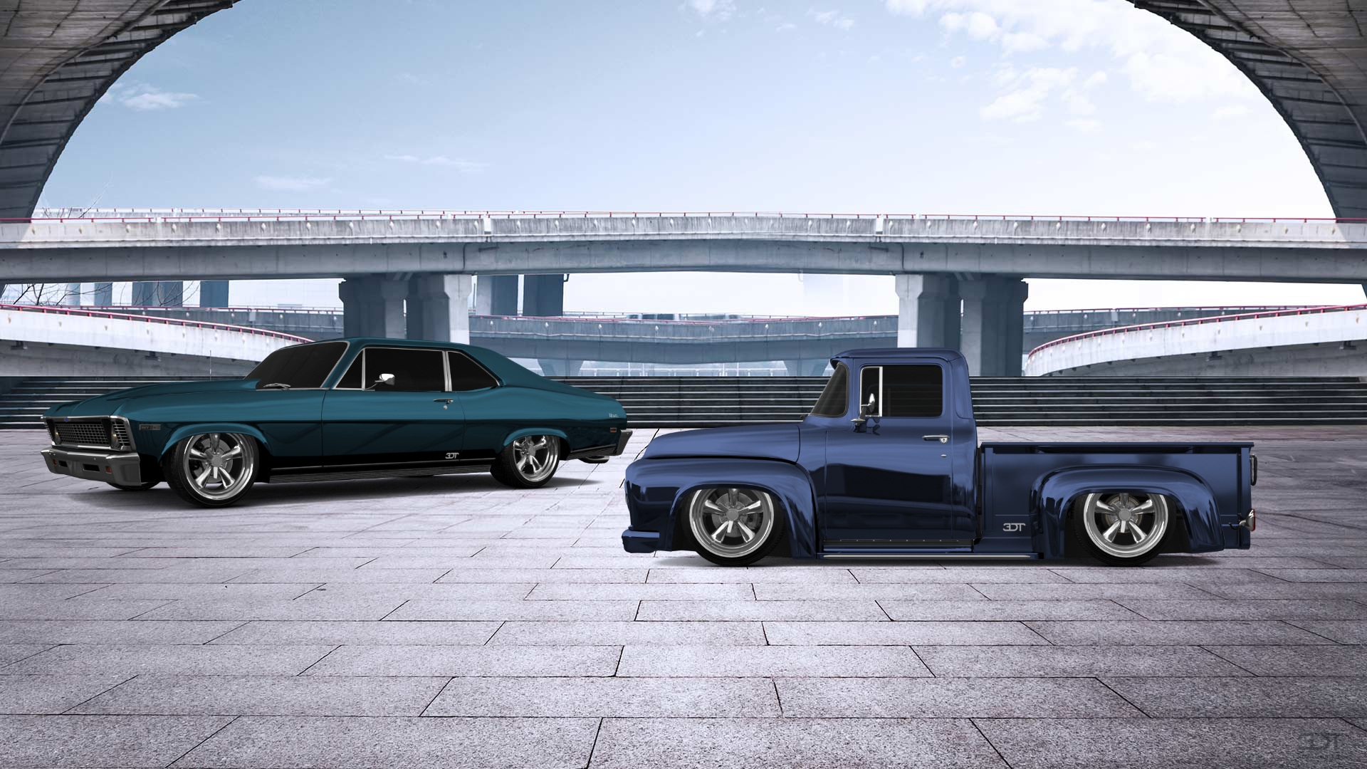 Ford F-100 2 Door truck 1956