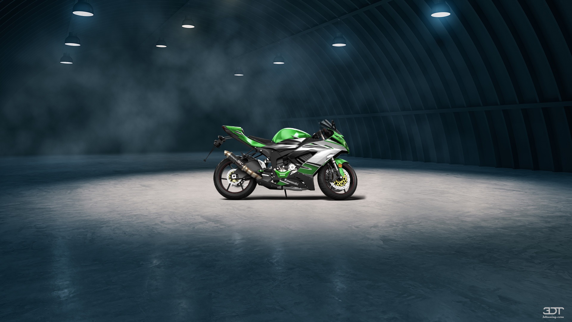 Kawasaki Ninja ZX 6R Sport Bike 2015 tuning