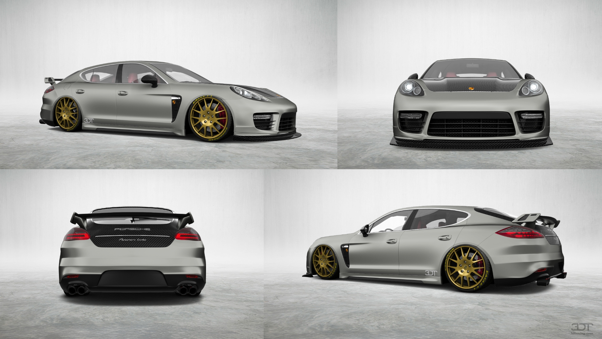 Porsche Panamera 4 door fastback saloon 2011 tuning
