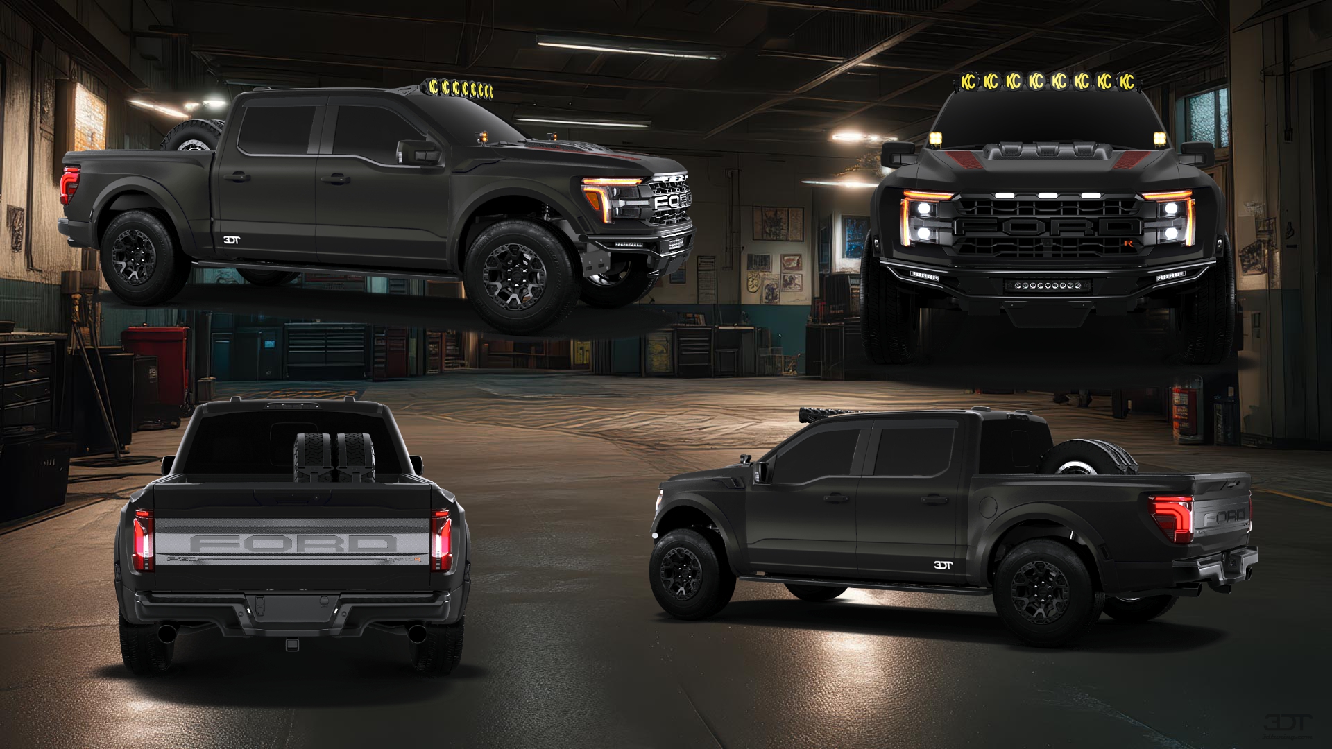 Ford F-150 Raptor 4 Door pickup truck 2024 tuning