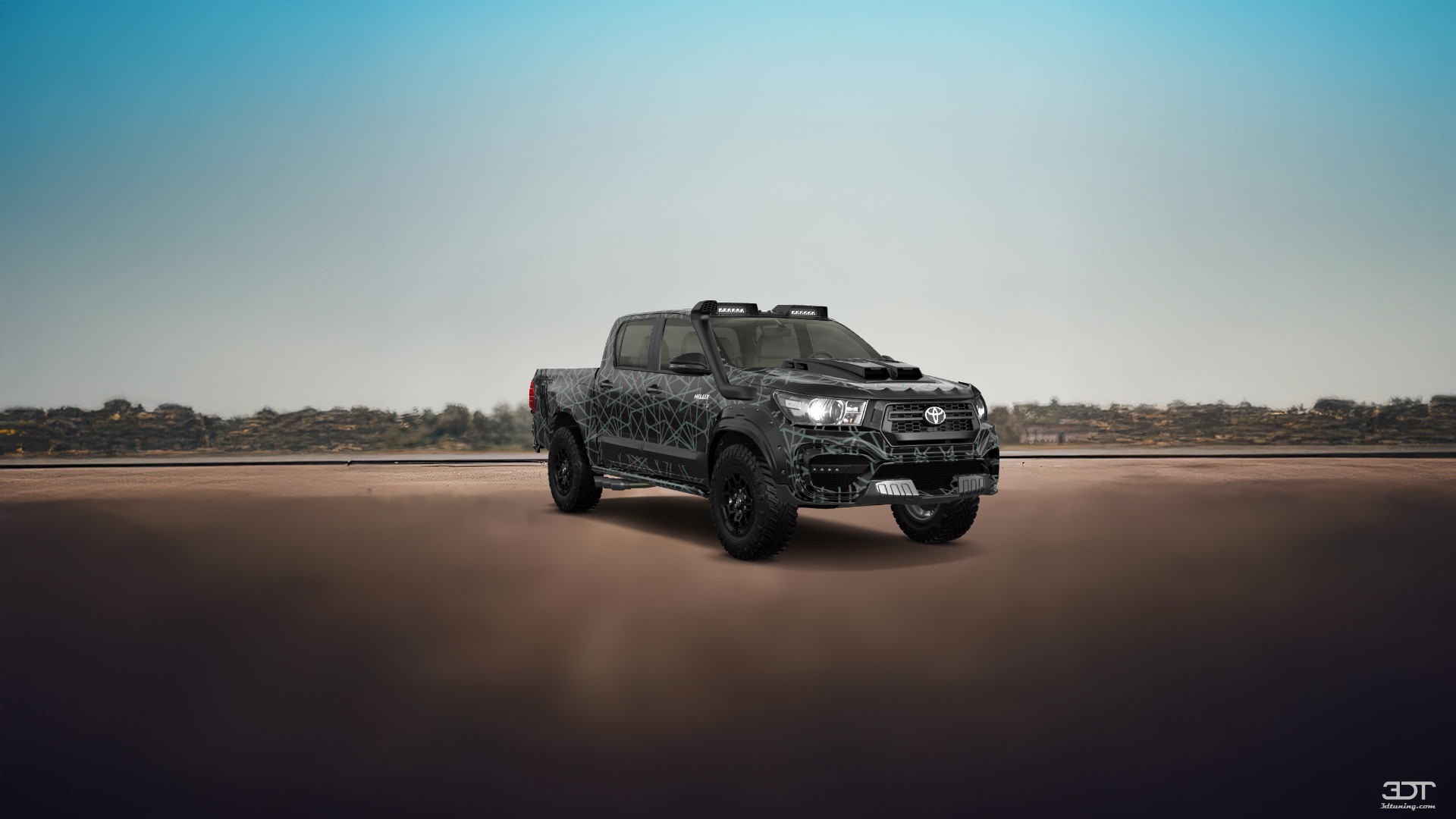 Toyota Hilux Double Cab 4 Door pickup truck 2015 tuning