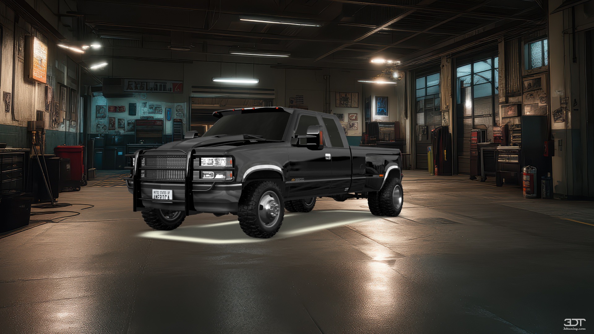 Chevrolet K3500 Extended Cab Pickup Truck 1988
