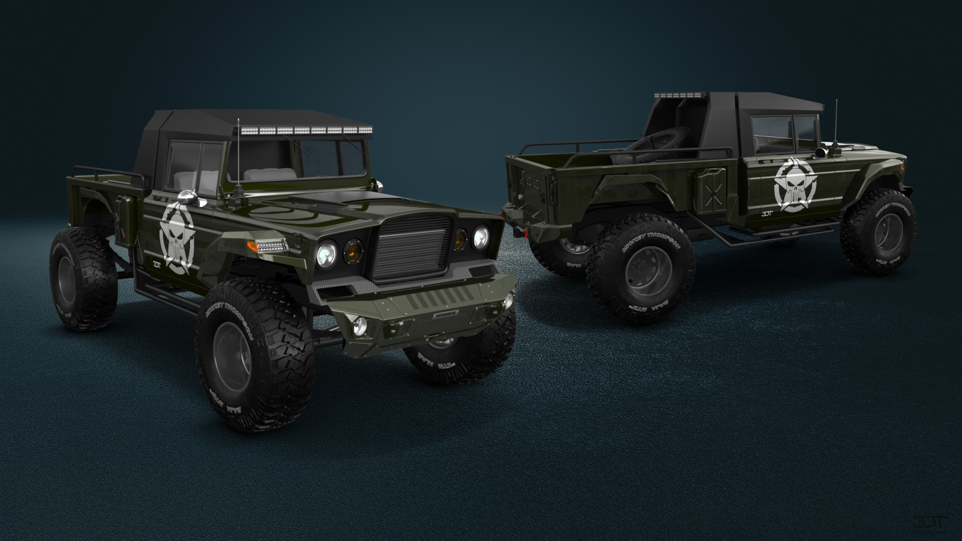 Jeep Kaiser M715 2 Door pickup truck 1968