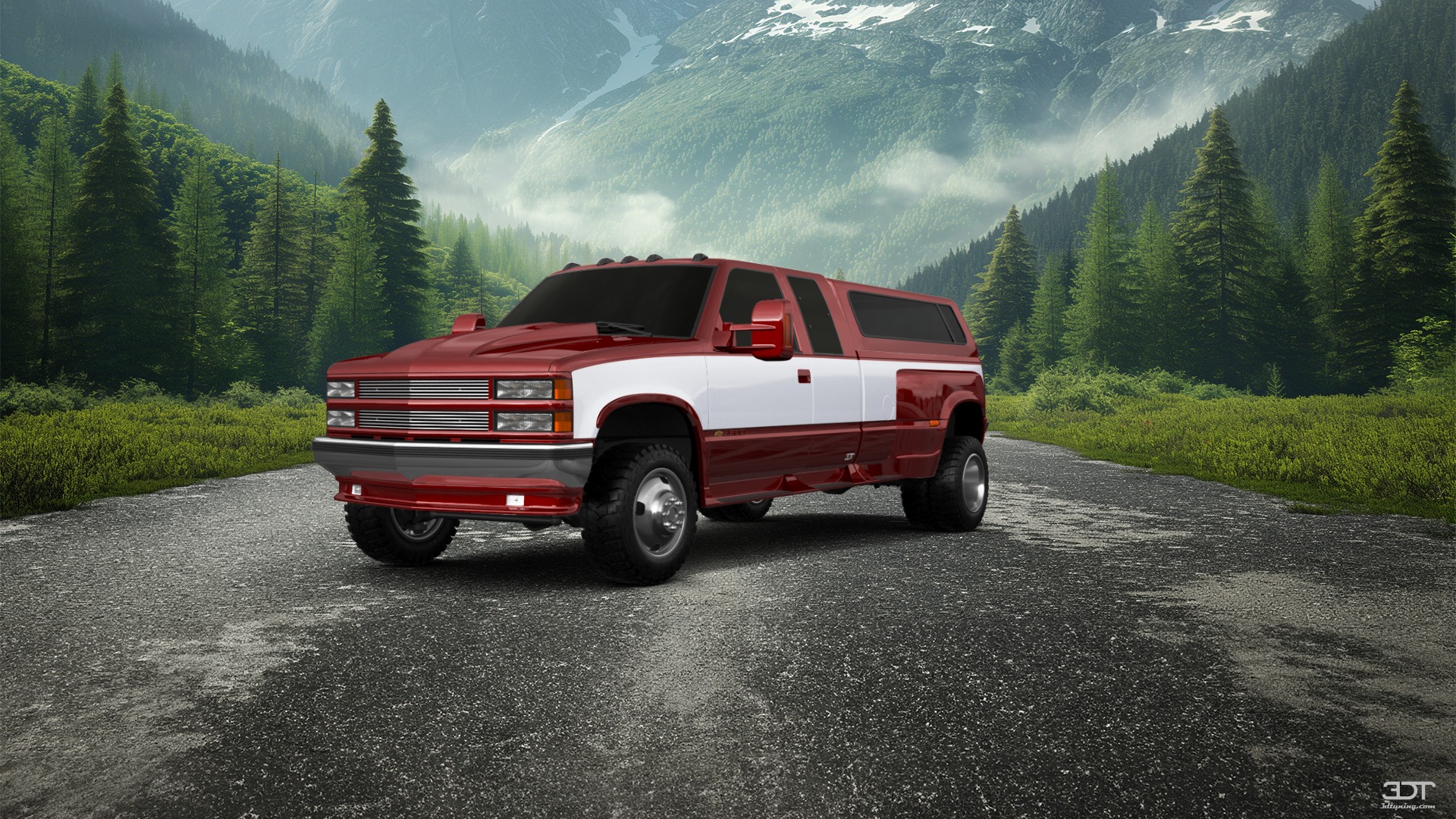 Chevrolet K3500 Extended Cab Pickup Truck 1988