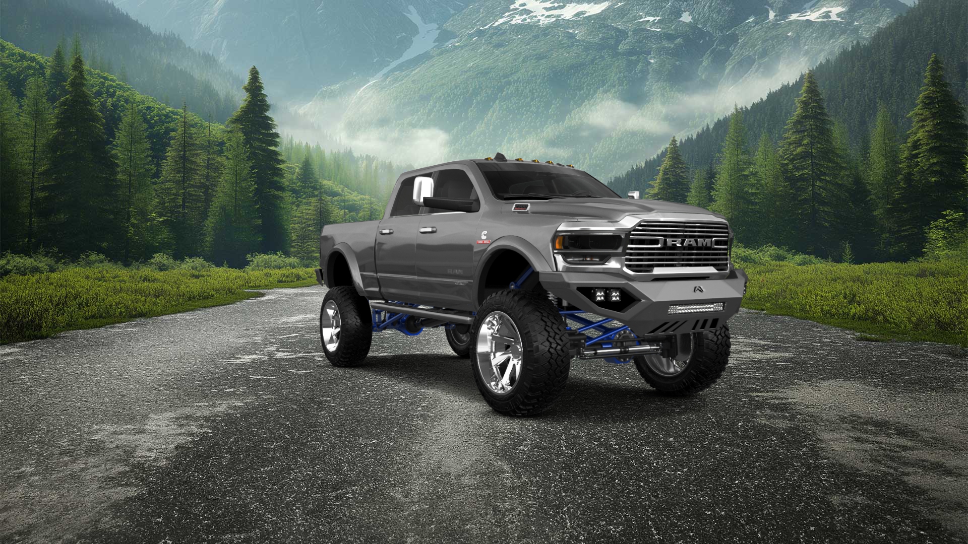 Dodge Ram 2500 4 Door pickup truck 2020 tuning