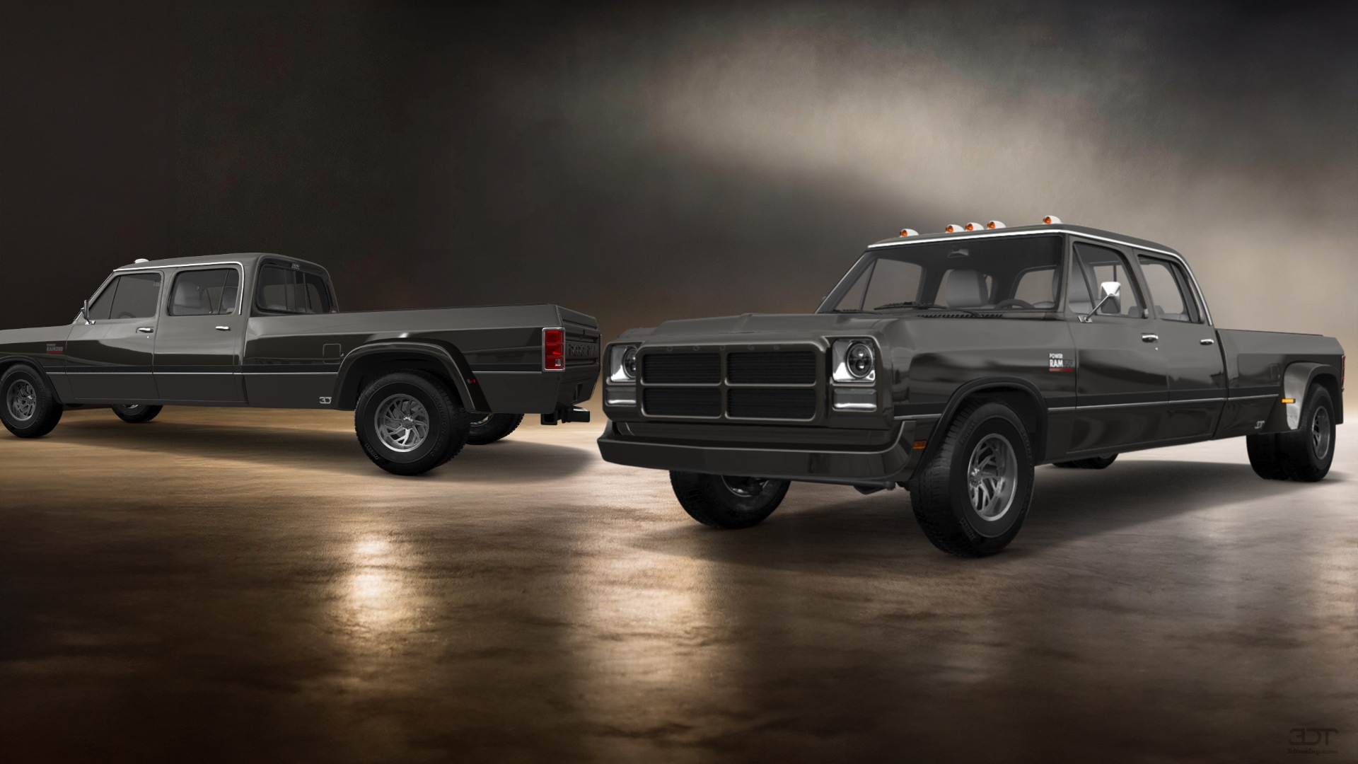 Dodge Ram 350 4 Door pickup truck 1991 tuning