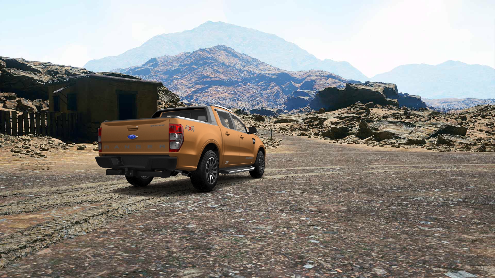 Ford Ranger 4 Door pickup truck 2019 tuning