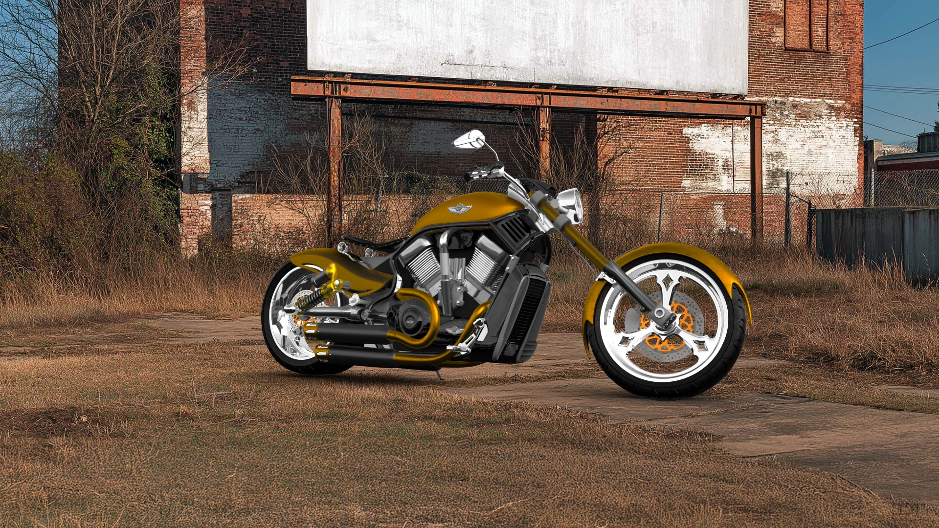 Harley-Davidson Custom Chopper Cruiser 2011 tuning