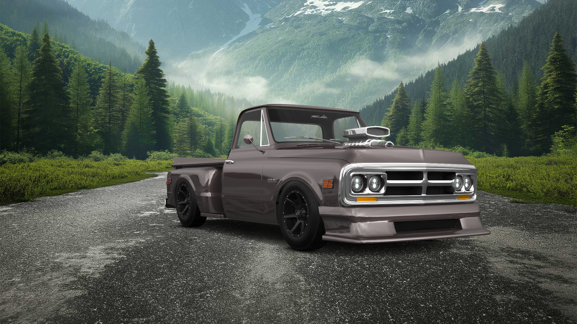 GMC K1500 2 Door pickup truck 1971
