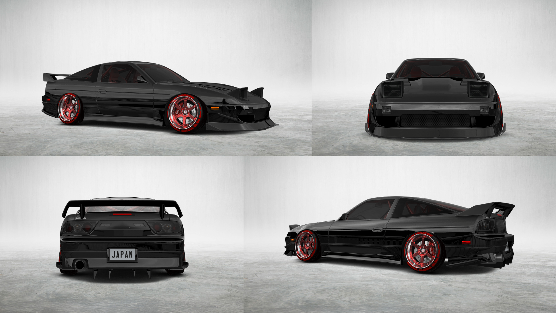Nissan 240SX 3 Door Hatchback 1989 tuning