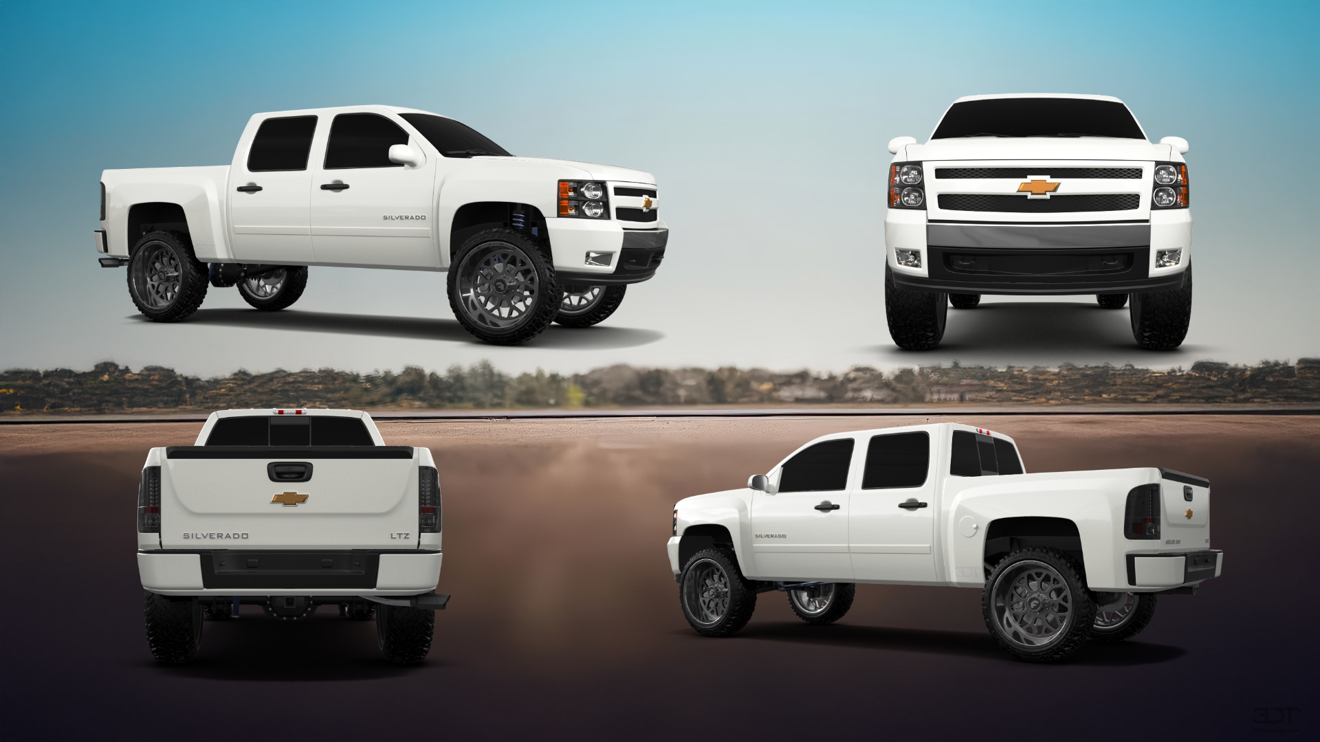 Chevrolet Silverado 1500 Crew Cab 4 Door pickup truck 2007 tuning