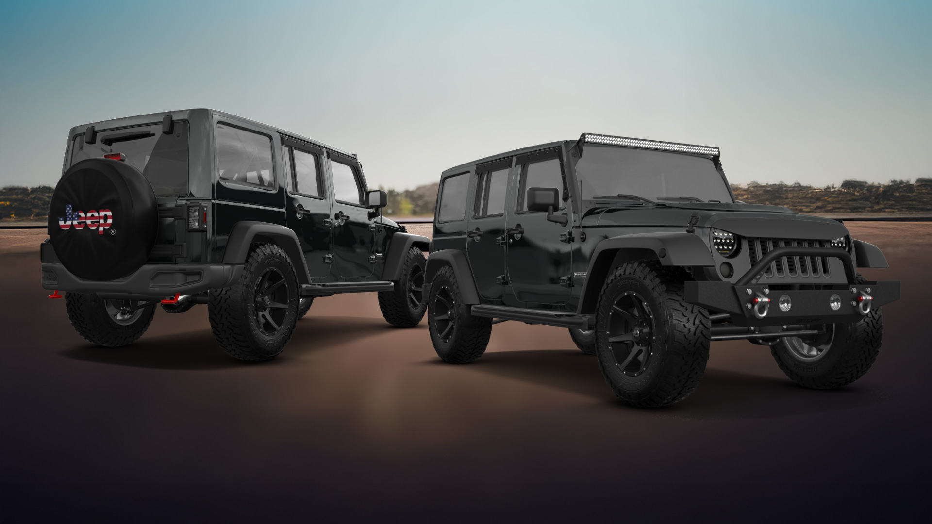 Jeep Wrangler Unlimited JK Rubicon Recon 4 Door SUV 2017 tuning