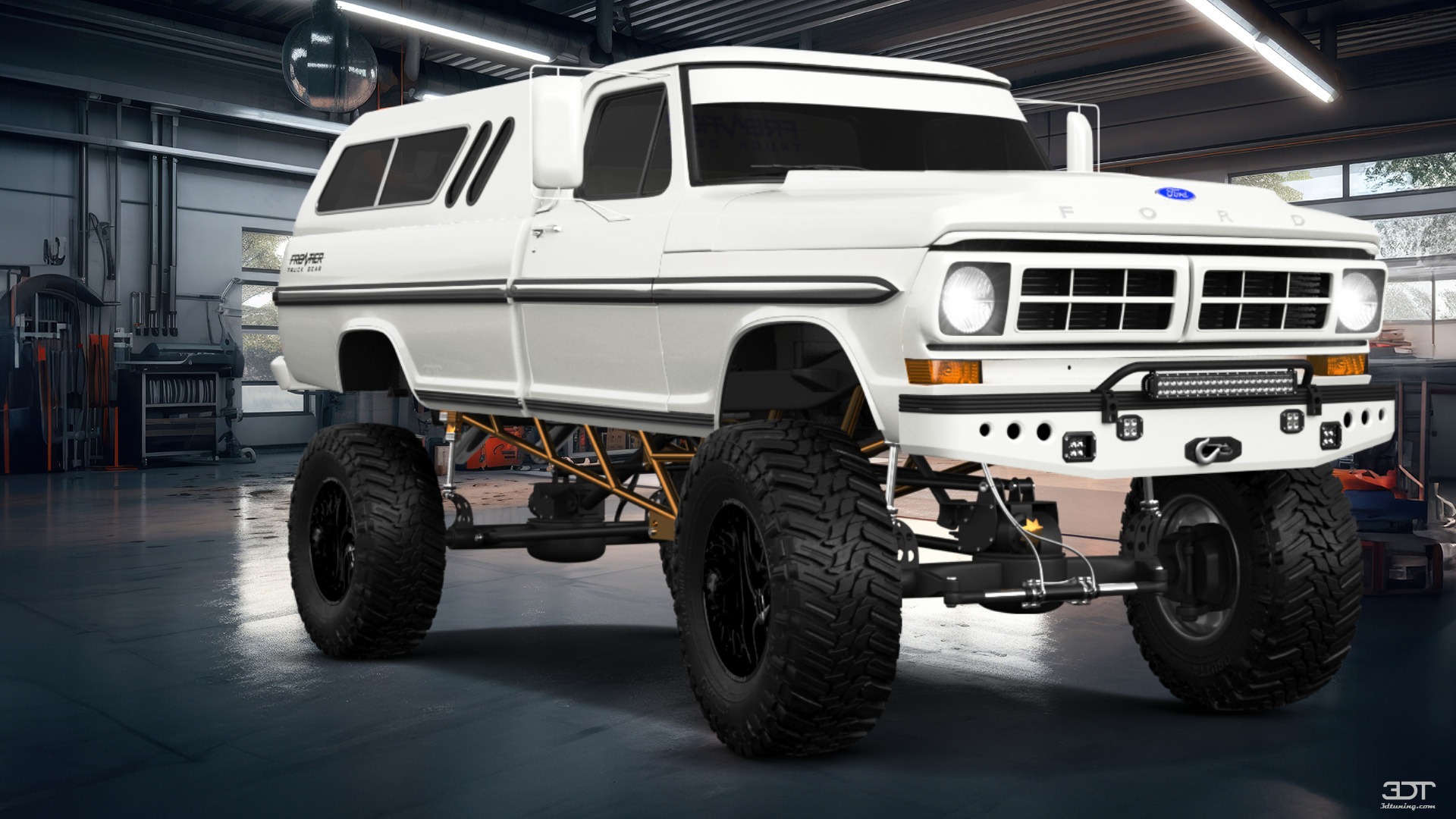 Ford F-250 2 Door pickup truck 1971 tuning