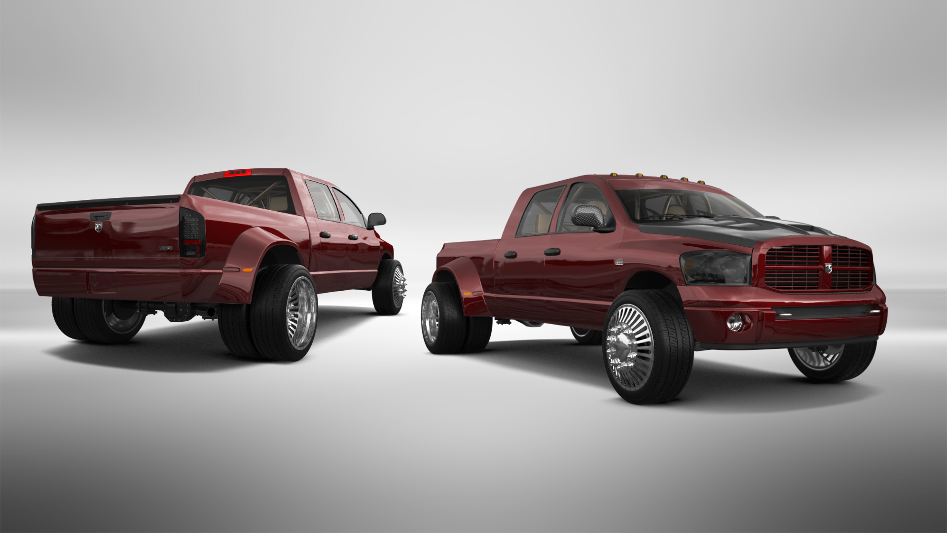 Dodge Ram 3500 Dually 4 Door pickup truck 2007