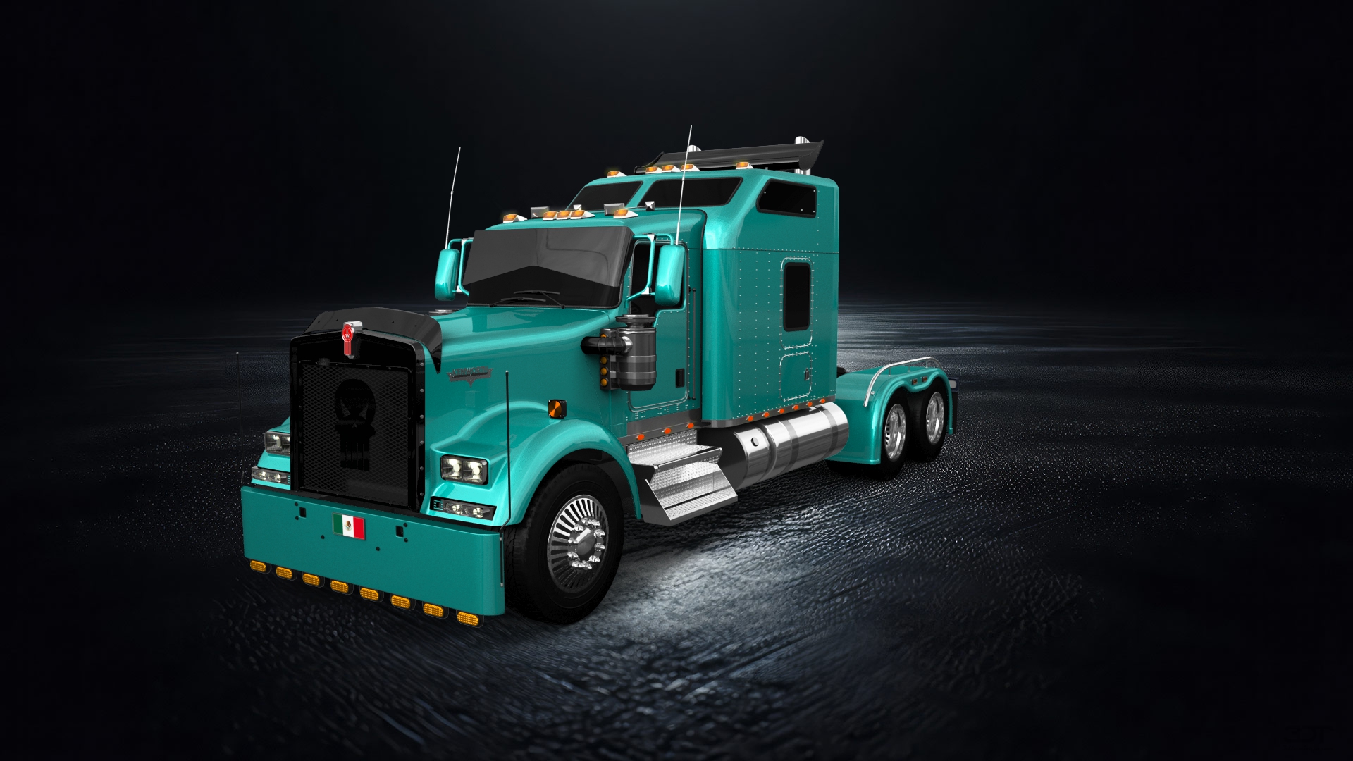 Kenworth W900 Sleeper Cab Truck 2015
