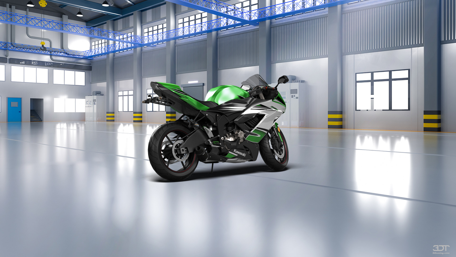 Kawasaki Ninja ZX 6R Sport Bike 2015 tuning