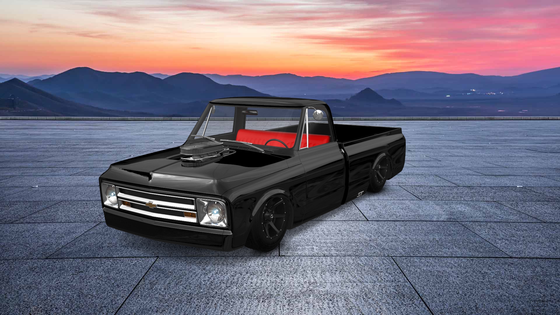 Chevrolet C-10 Cheyenne 2 Door pickup truck 1967 tuning