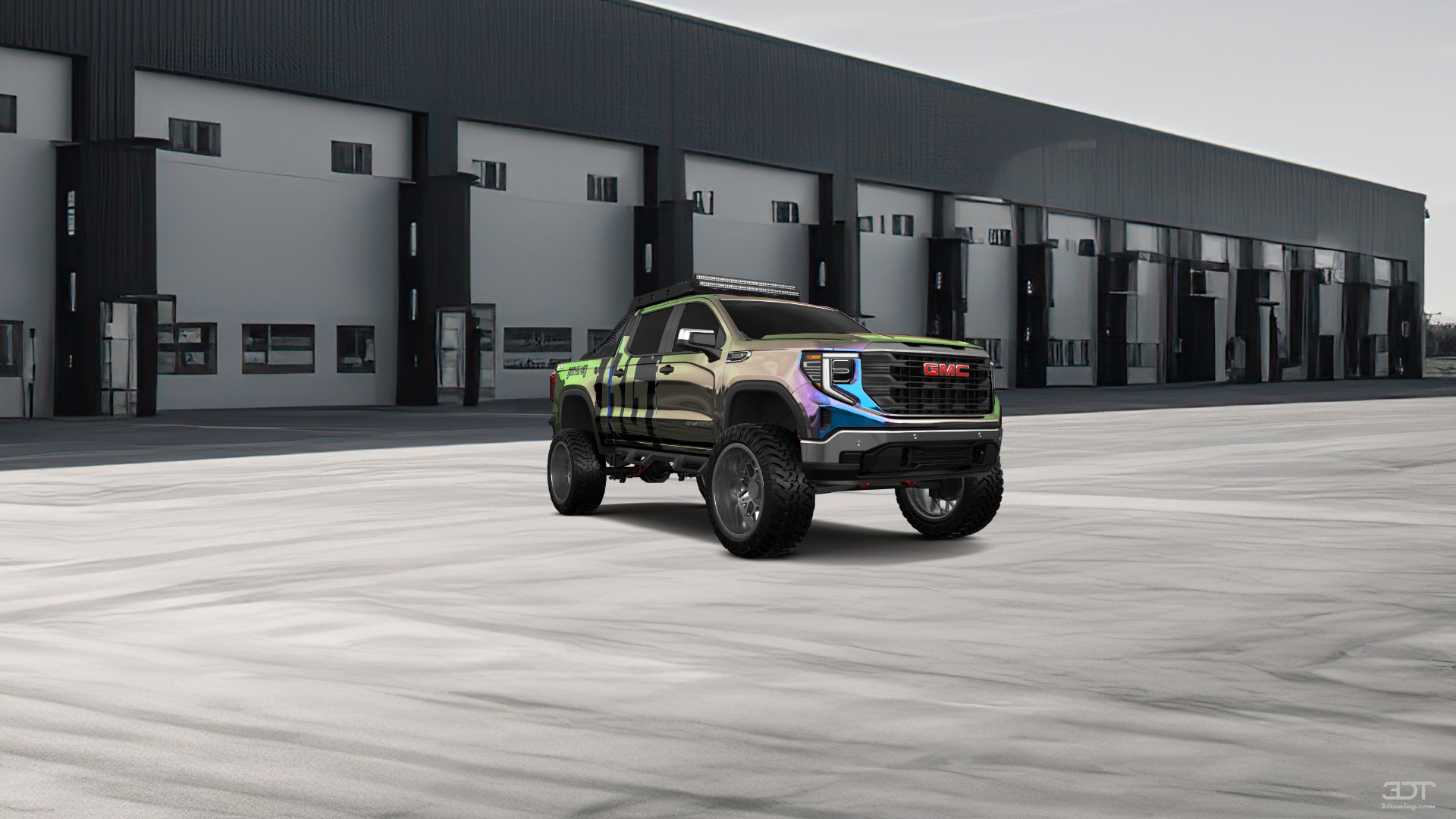 GMC Sierra 1500 Crew Cab 5.8 ft box 4 Door pickup truck 2023 tuning