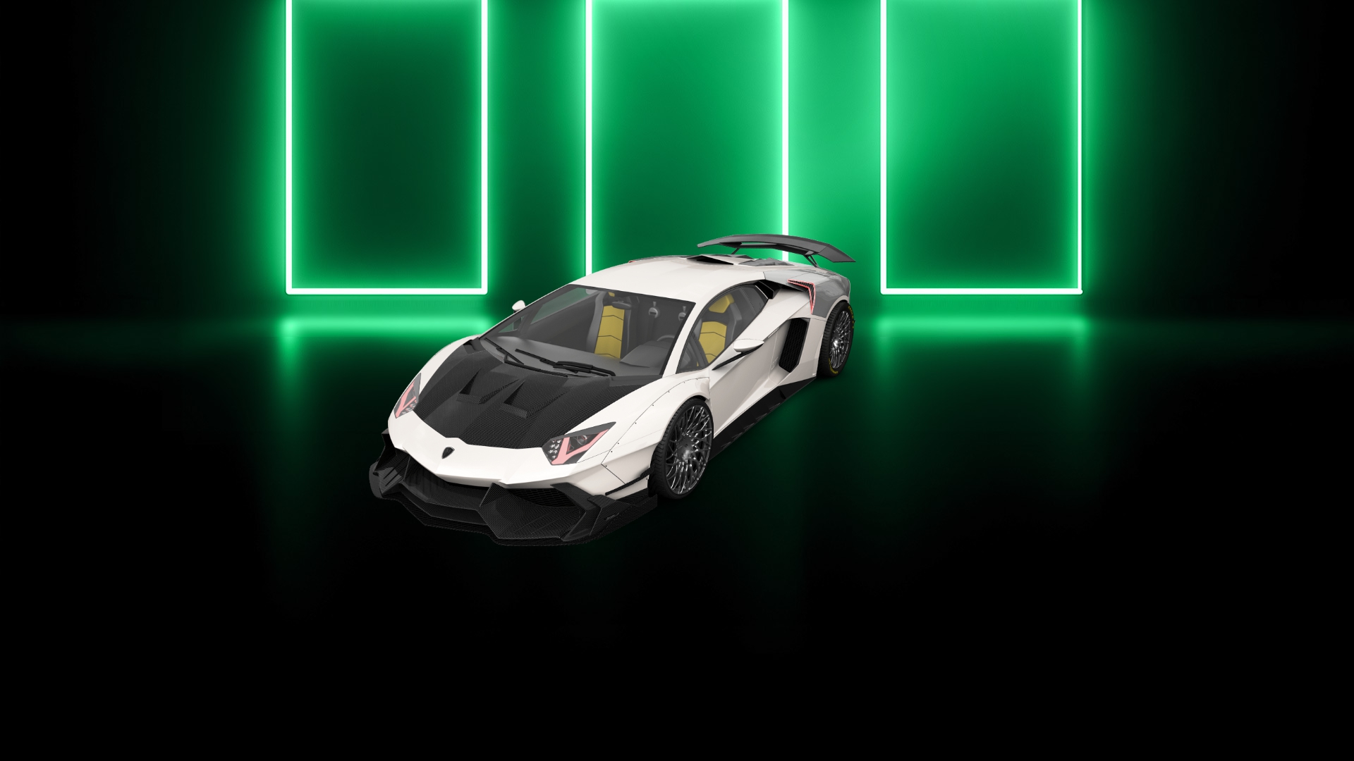 Lamborghini Aventador 2 Door Coupe 2012 tuning