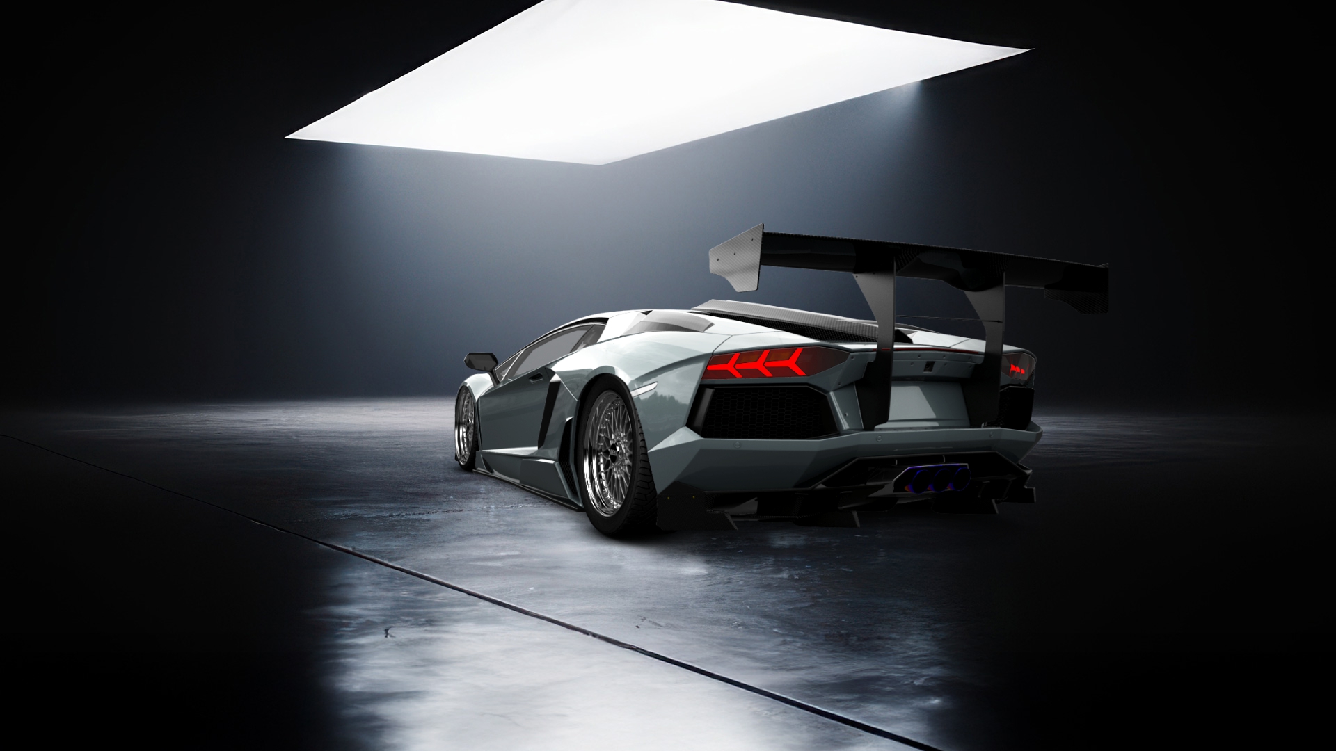 Lamborghini Aventador 2 Door Coupe 2012 tuning