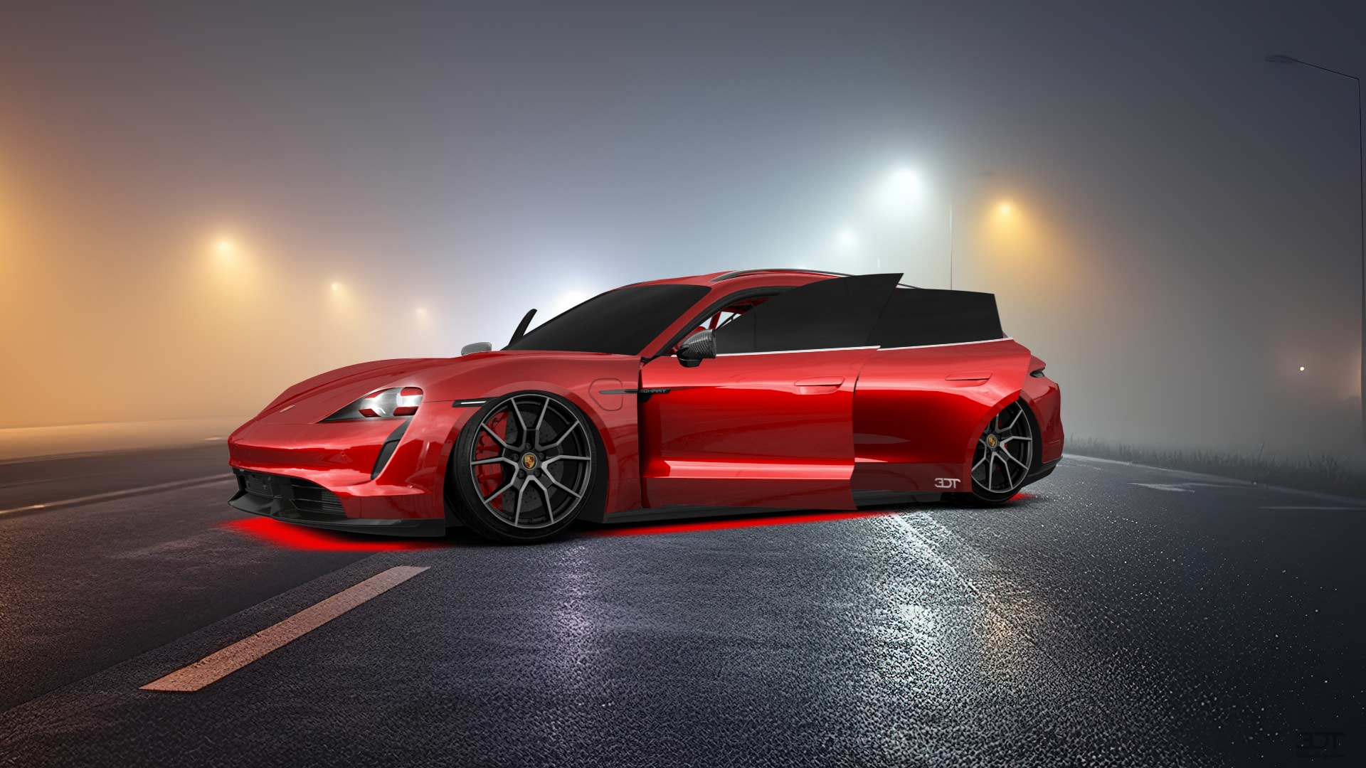 Porsche Taycan Sport Turismo Shooting Brake 2019 tuning