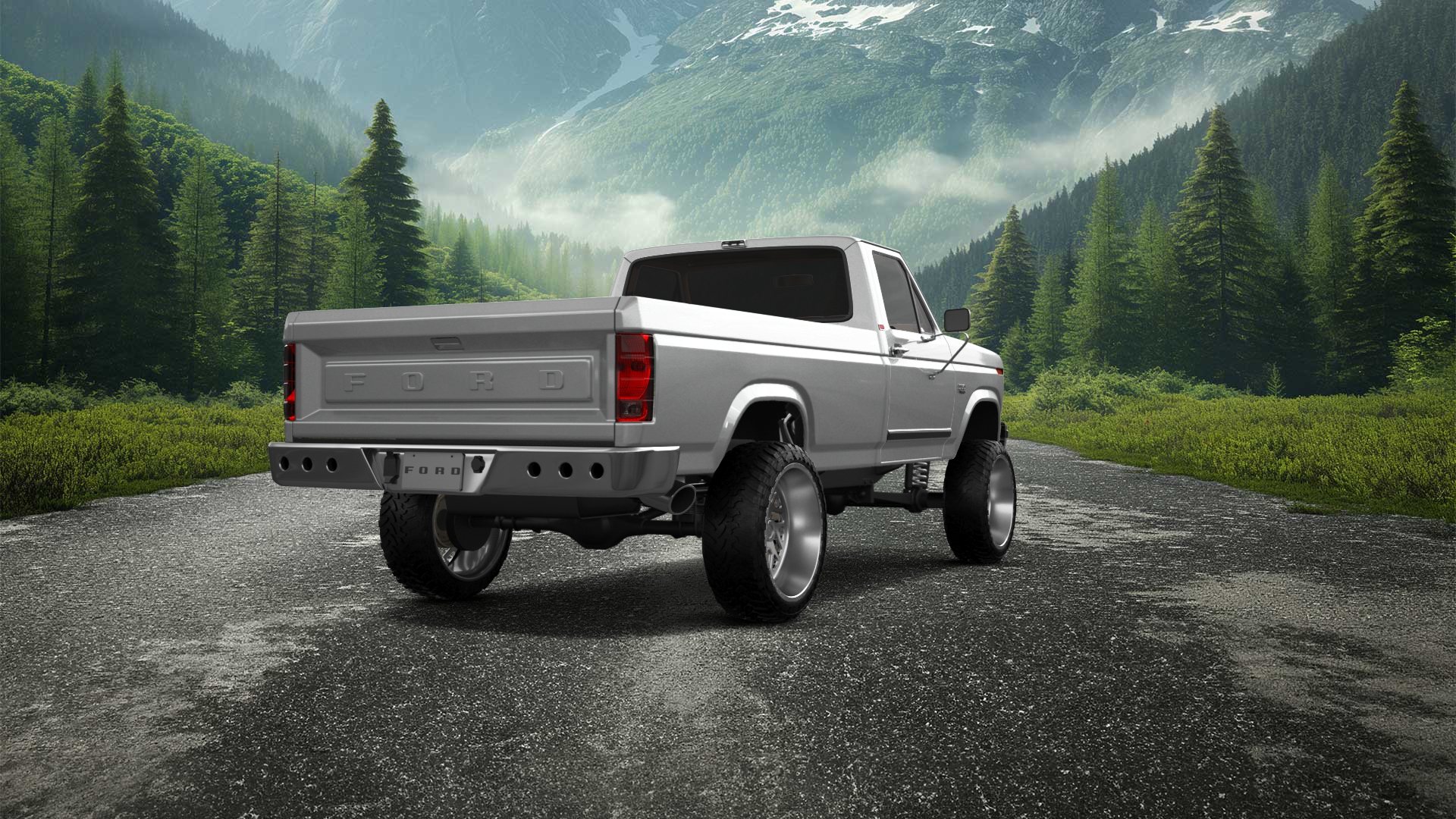 Ford F-150 2 Door pickup truck 1986