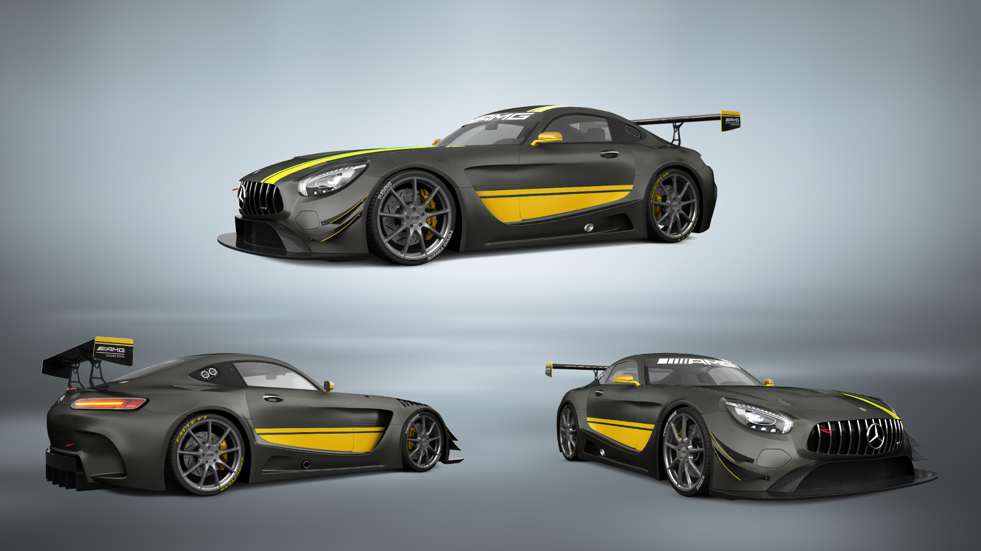 Mercedes AMG GT 2 door fastback coupe 2016