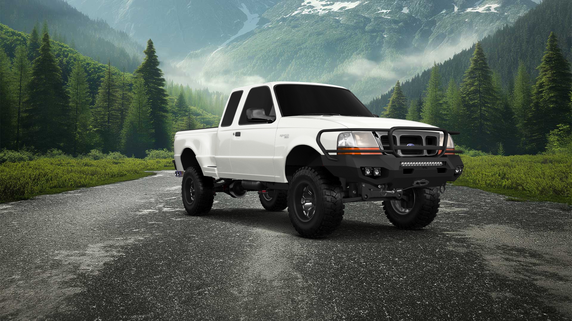 Ford Ranger Flareside 2 Door pickup truck 1998 tuning